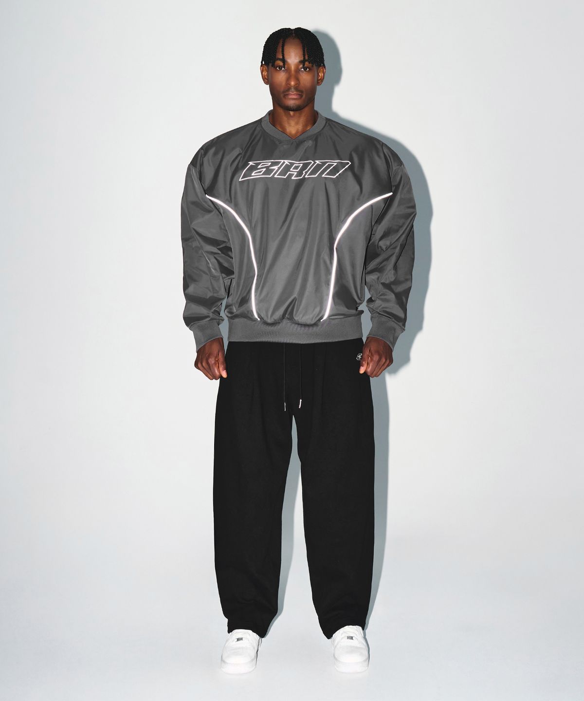 본투윈(BORN TO WIN) VENTILATION WOVEN PISTE [CHARCOAL]