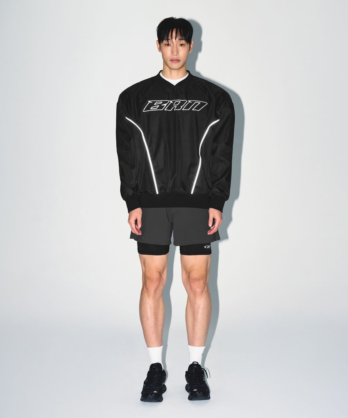 본투윈(BORN TO WIN) VENTILATION WOVEN PISTE [BLACK]