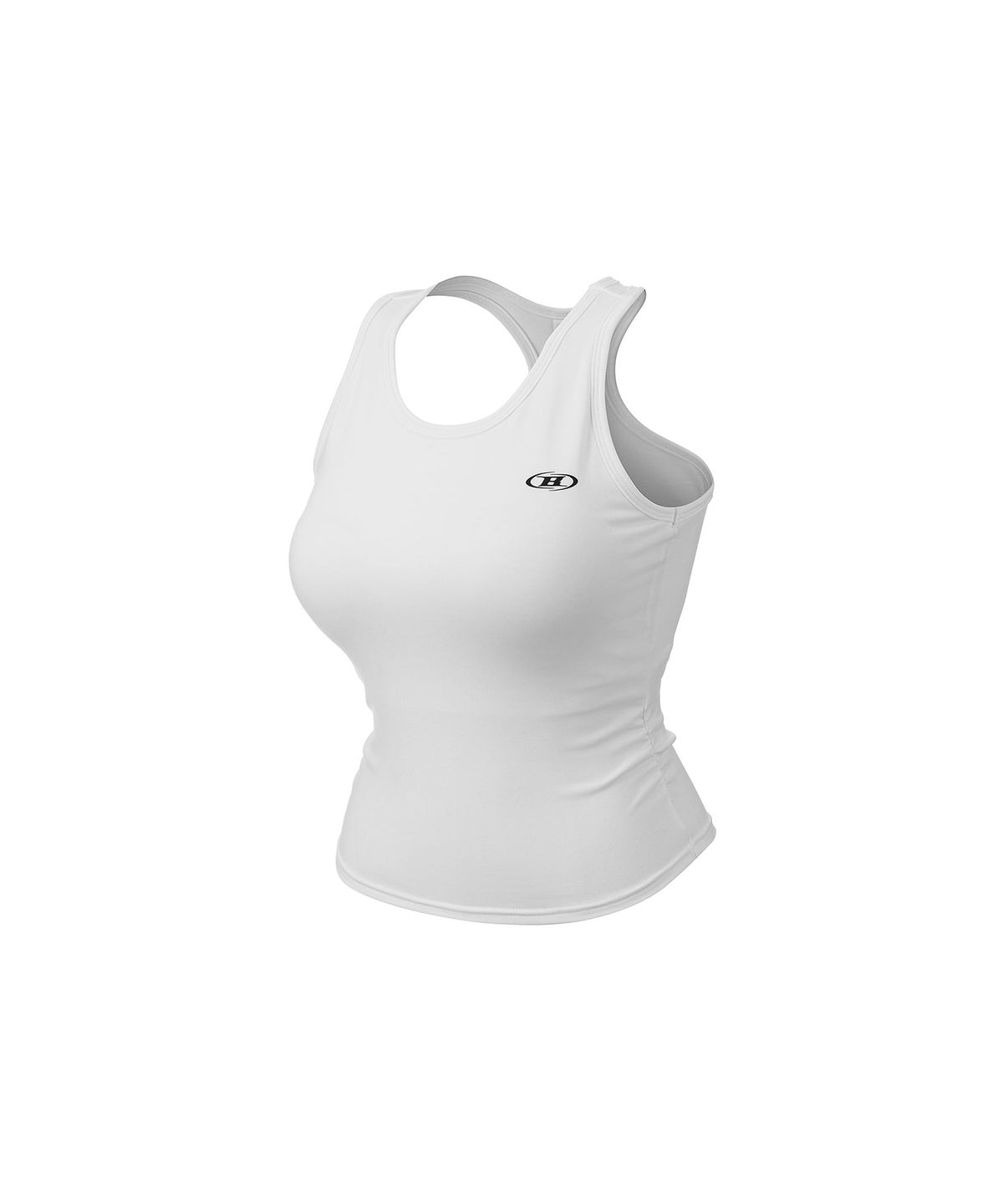 본투윈(BORN TO WIN) W BRN RACER BACK SLEEVELESS [WHITE]