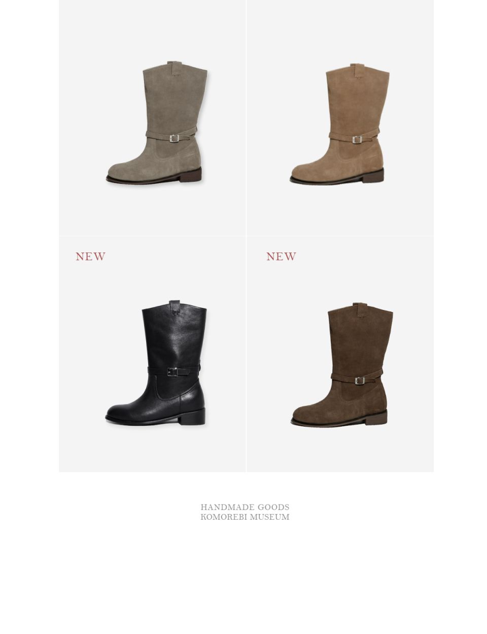 MUSINSA | KOMOREBI MUSEUM 4Colors_Handmade Cow Suede Strap