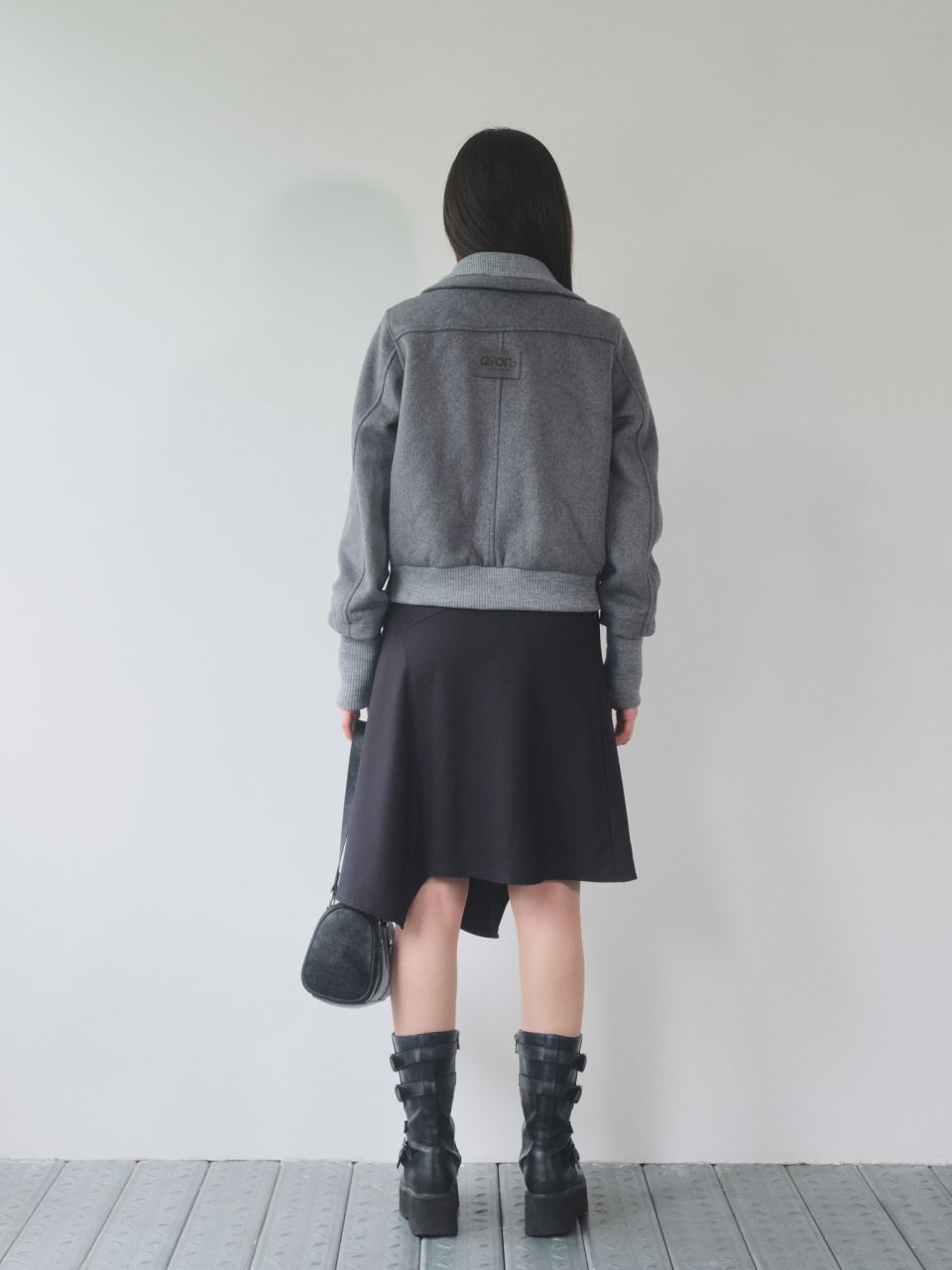 MUSINSA公式 | ASON DUMBO WOOL JACKET / GRAY