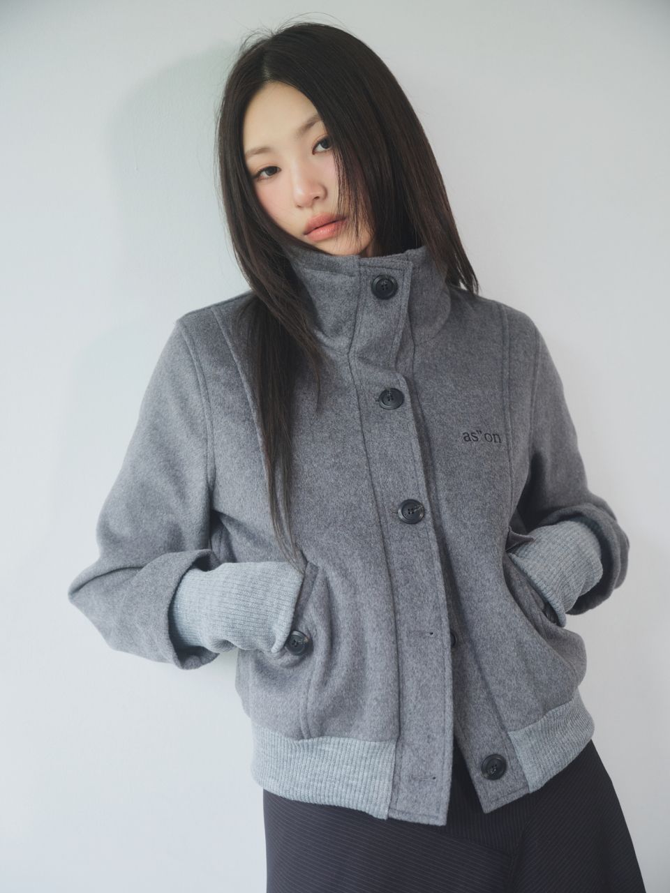 ジャケット・アウター ason DUMBO WOOL JACKET MUSINSA公式 | ASON DUMBO WOOL JACKET / GRAY