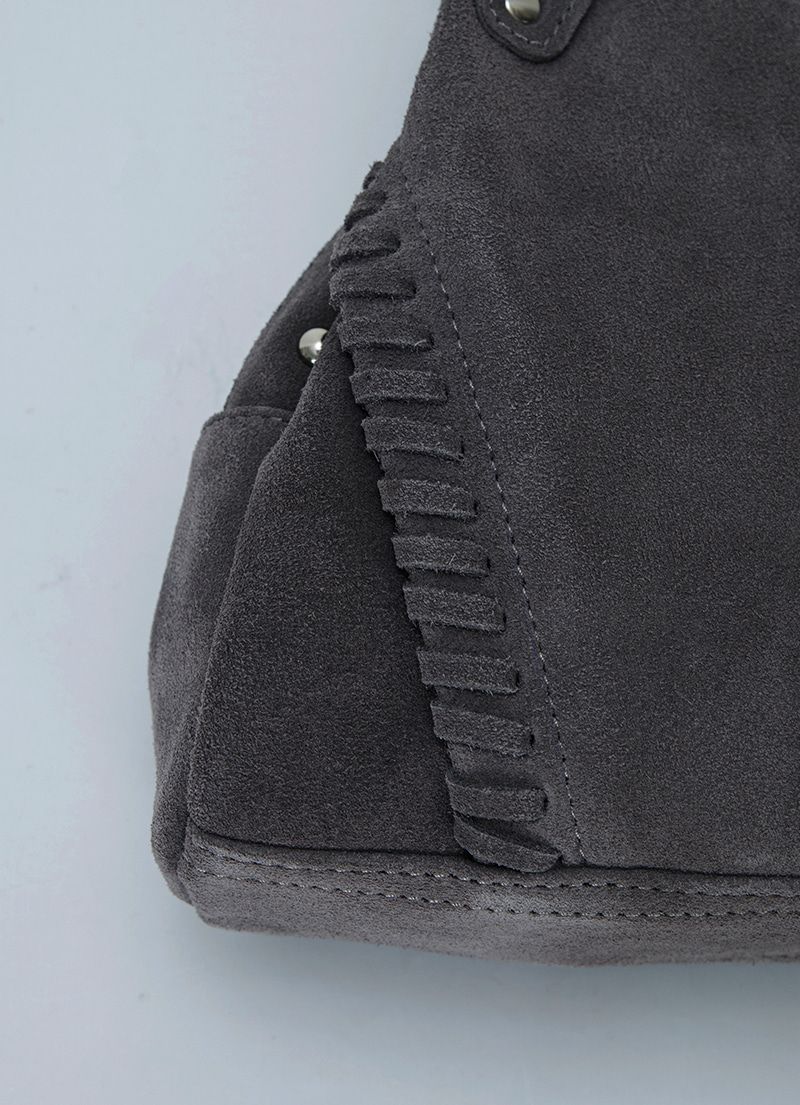 MUSINSA | ASON BONITA MINI BAG / SUEDE CHARCOAL