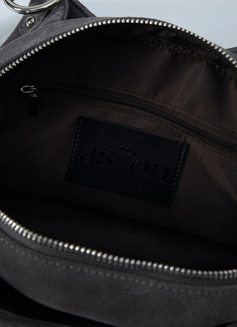 MUSINSA | ASON BONITA MINI BAG / SUEDE CHARCOAL