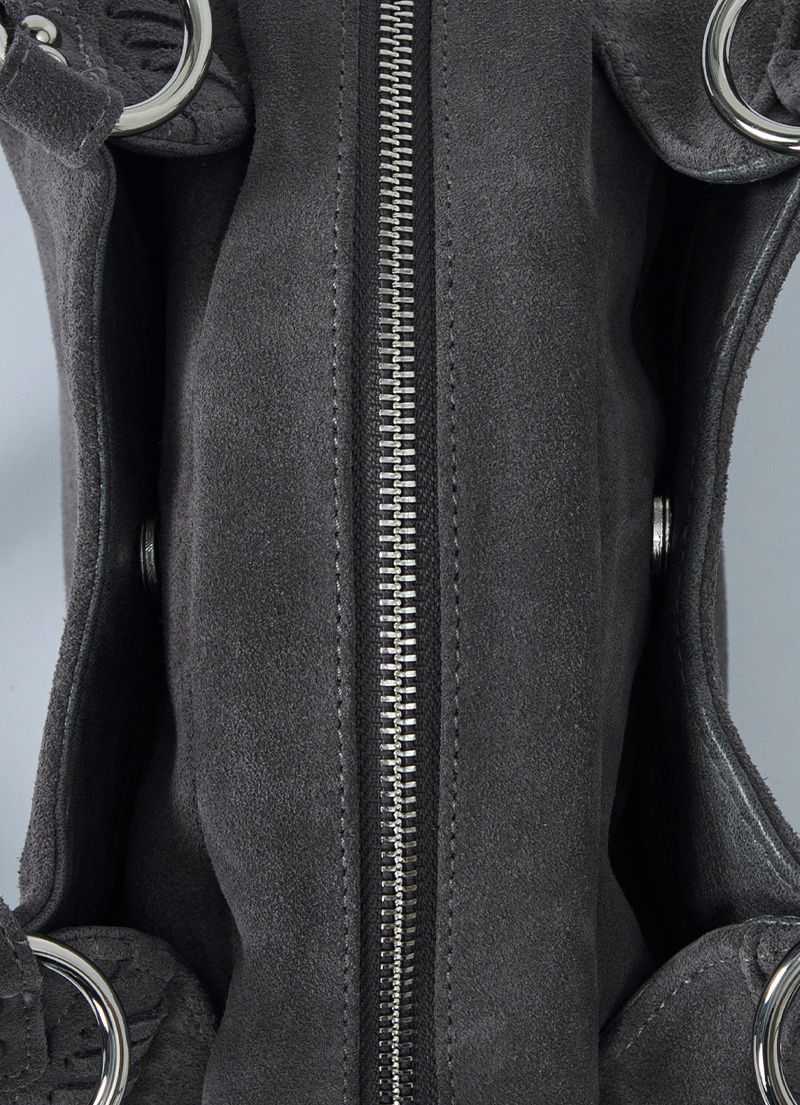 MUSINSA | ASON BONITA MINI BAG / SUEDE CHARCOAL