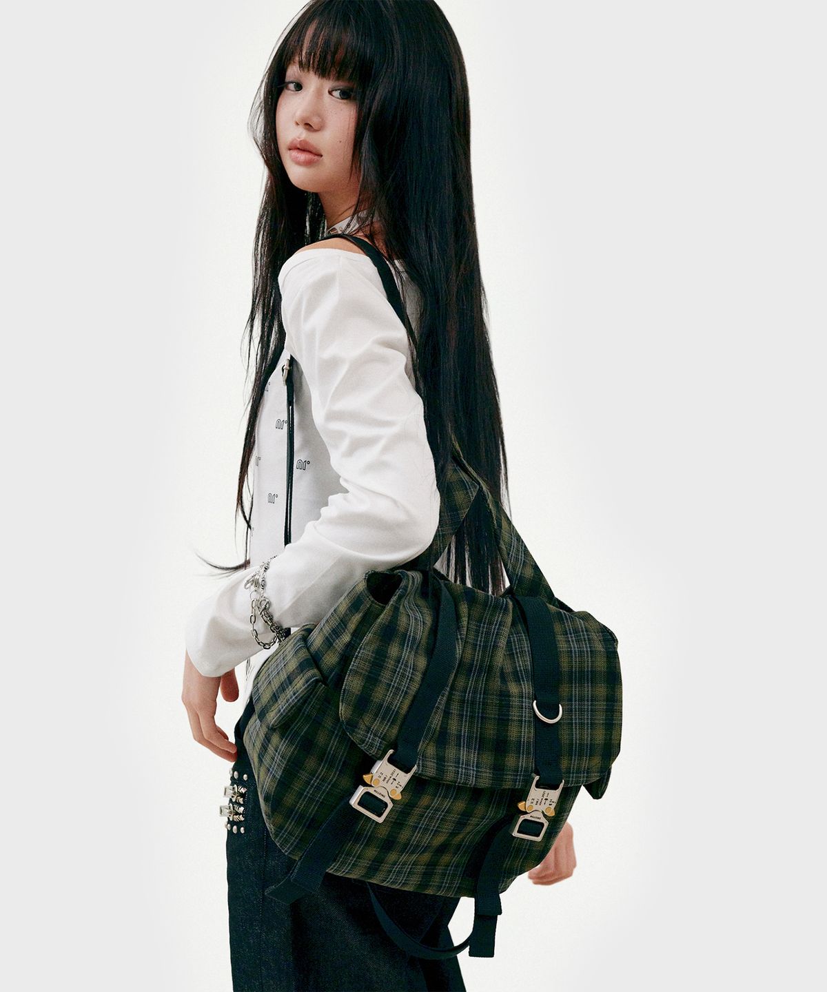 닐링(NILLRING) 5PM30 Backpack Check _ Khaki