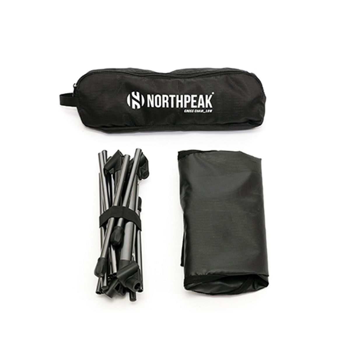 노스피크(NORTHPEAK) 크로스 체어 로우_블랙