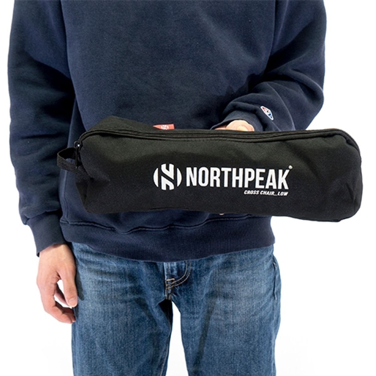노스피크(NORTHPEAK) 크로스 체어 로우_블랙