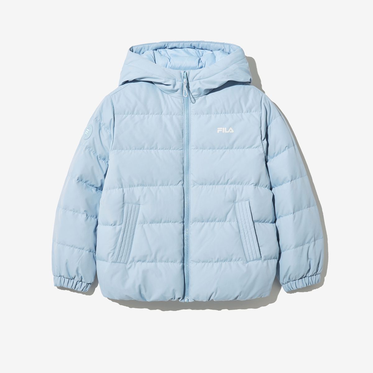 휠라 키즈(FILA KIDS) 경량 후드 구스 다운