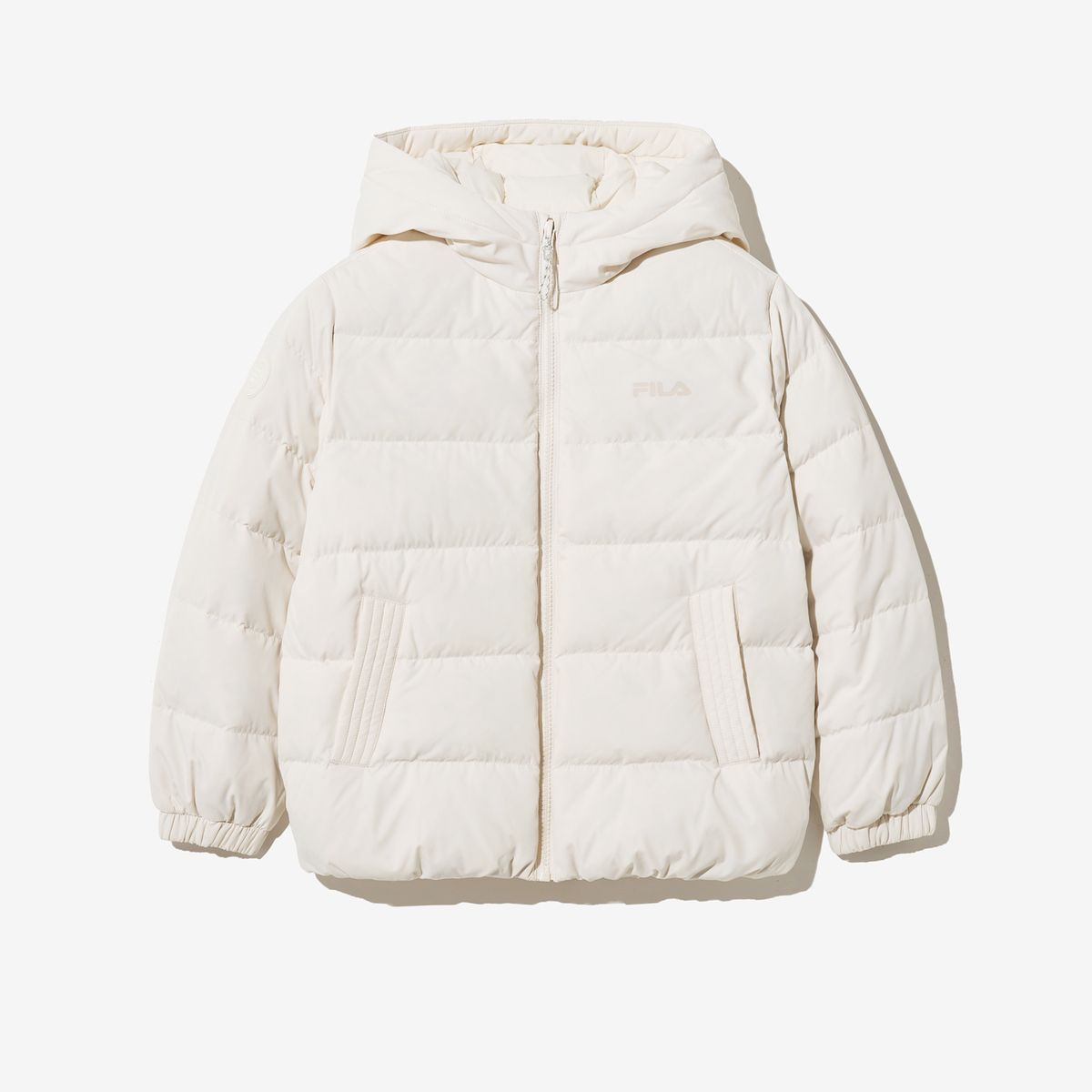 휠라 키즈(FILA KIDS) 경량 후드 구스 다운