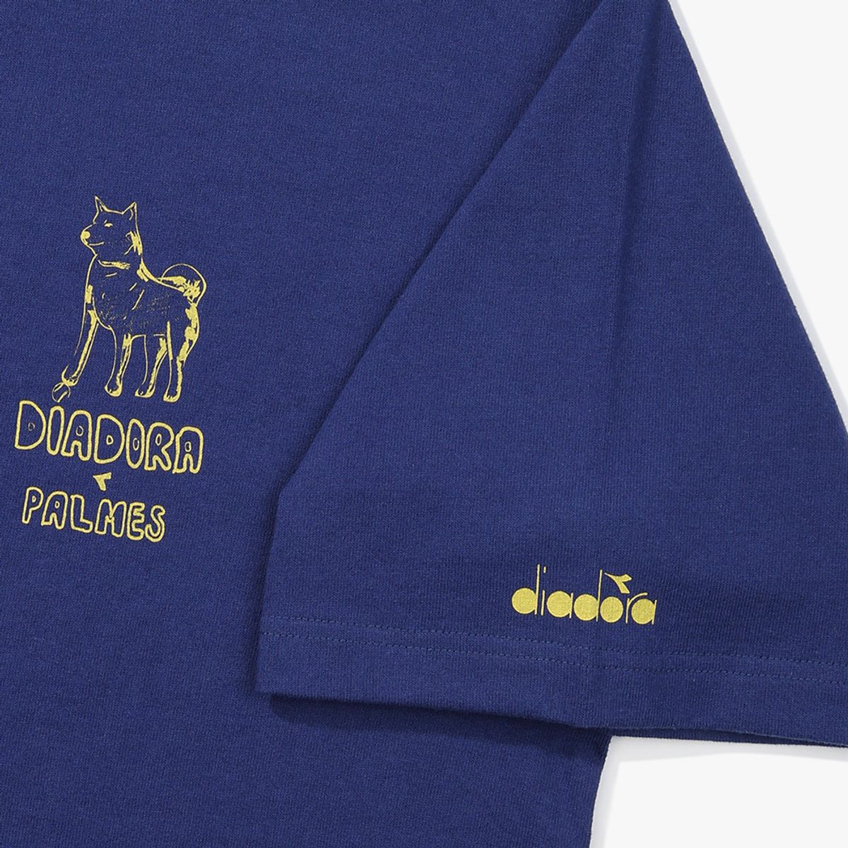 디아도라(diadora) [DIADORA by PALMES] 그래픽 반팔 티셔츠 BLUE