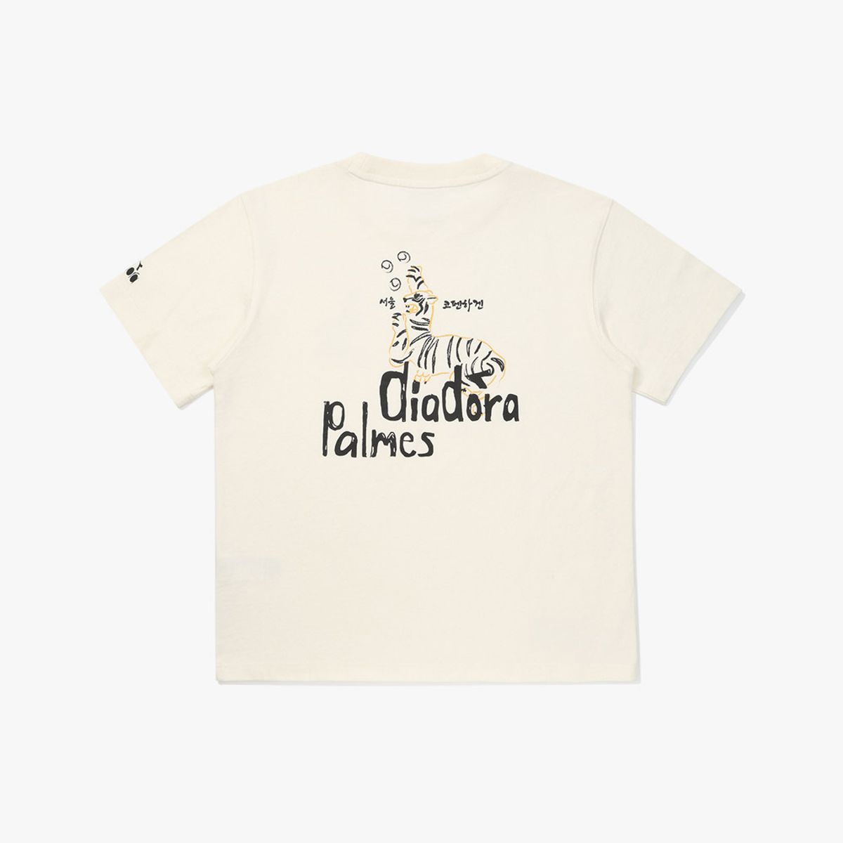 디아도라(diadora) [DIADORA by PALMES] 그래픽 반팔 티셔츠 WHITE