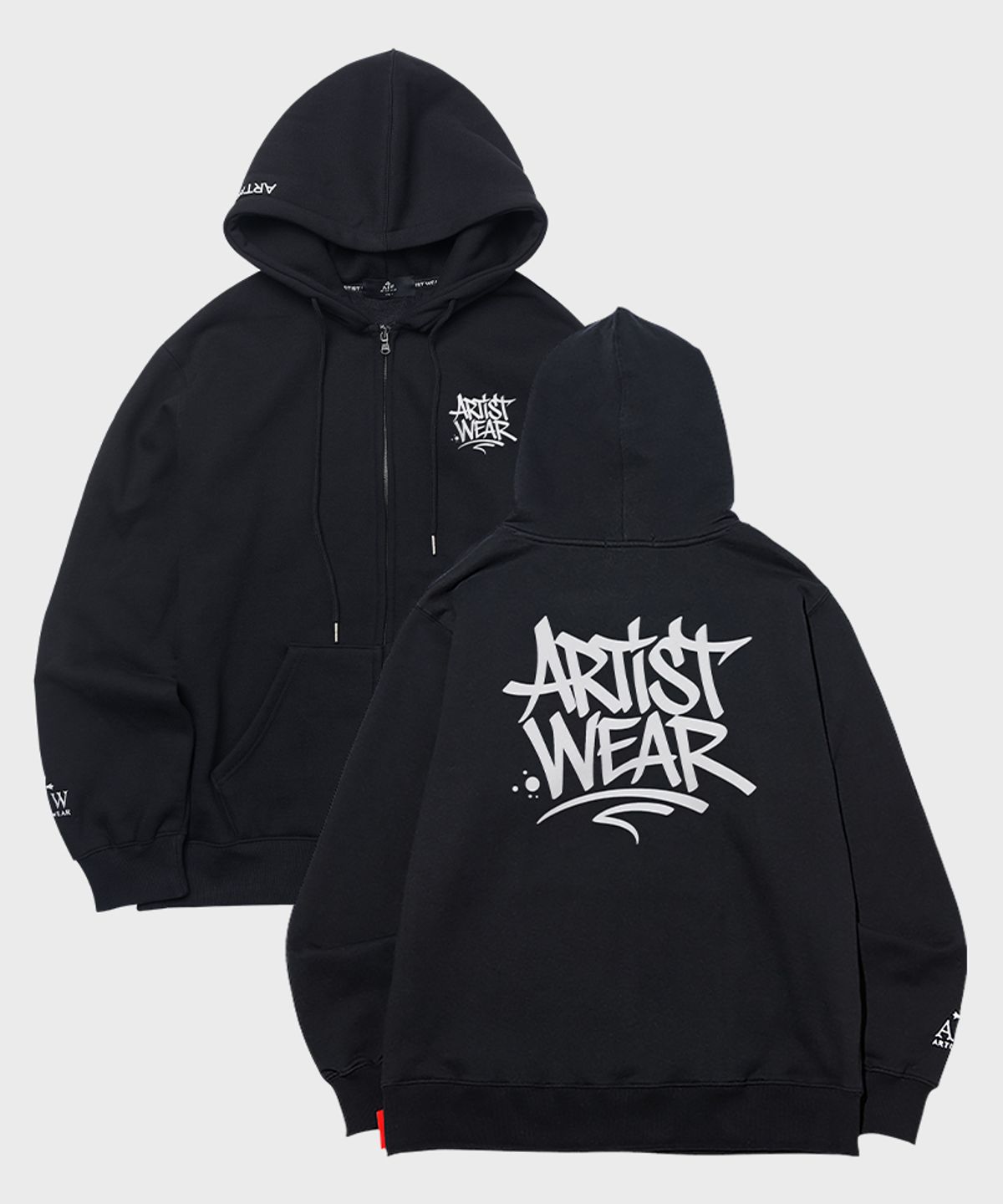 아티스트웨어(ARTISTWEAR) [ATW] 태깅로고 후드집업