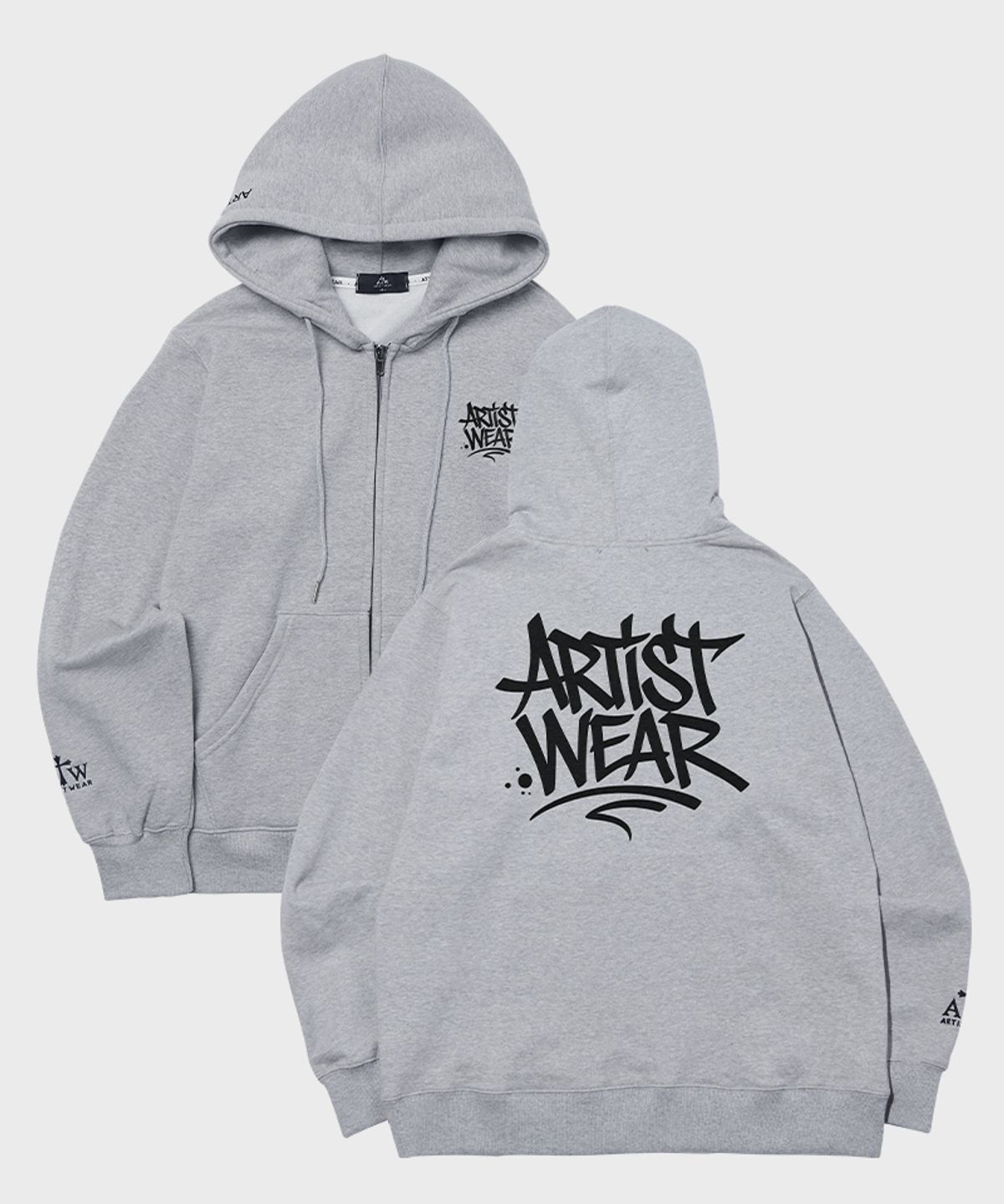 아티스트웨어(ARTISTWEAR) [ATW] 태깅로고 후드집업