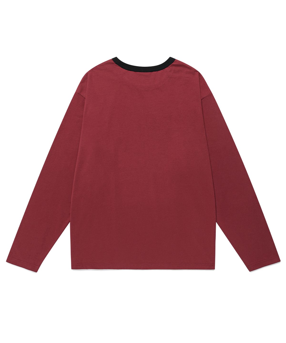 카비시(CAVISH) TWIN STAR RINGER LS TEE BURGUNDY(CV2FFUT577A)