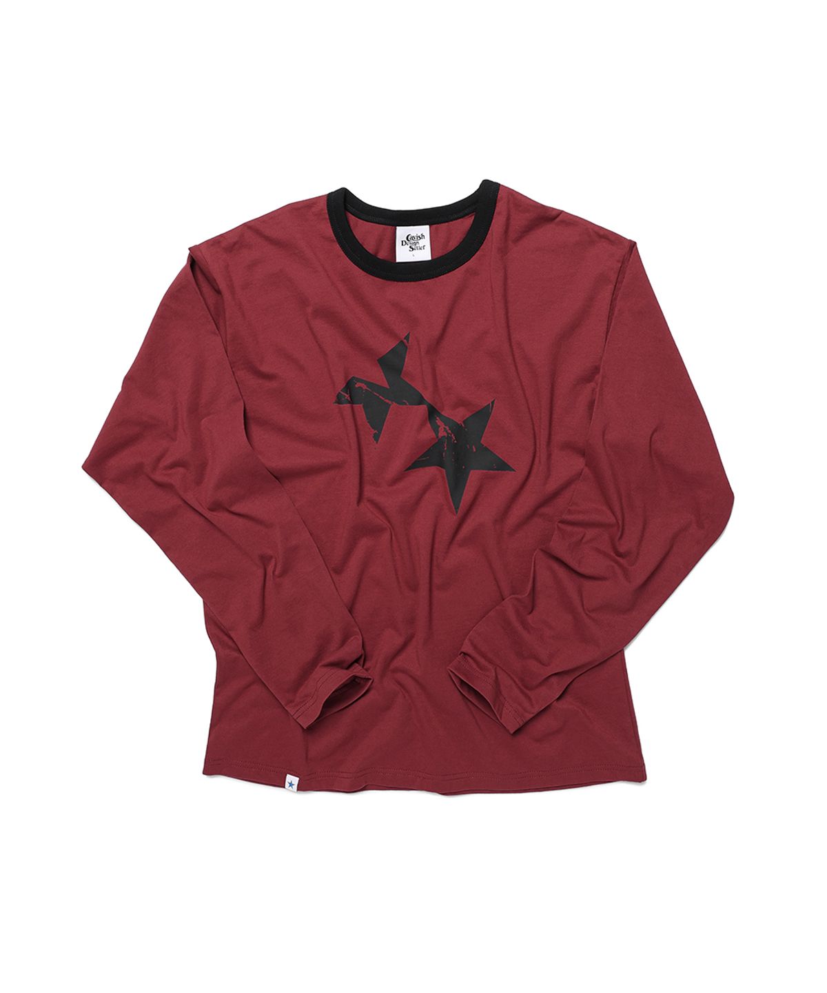 카비시(CAVISH) TWIN STAR RINGER LS TEE BURGUNDY(CV2FFUT577A)