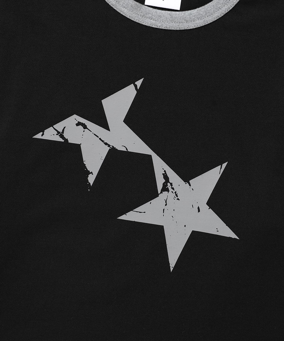 카비시(CAVISH) TWIN STAR RINGER LS TEE BLACK(CV2FFUT577A)