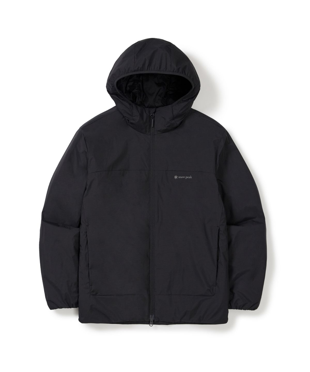 스노우피크 어패럴(SNOWPEAK APPAREL) 써밋그리드 프리마로프트 후드 자켓 (S25WMTPJ02) Black
