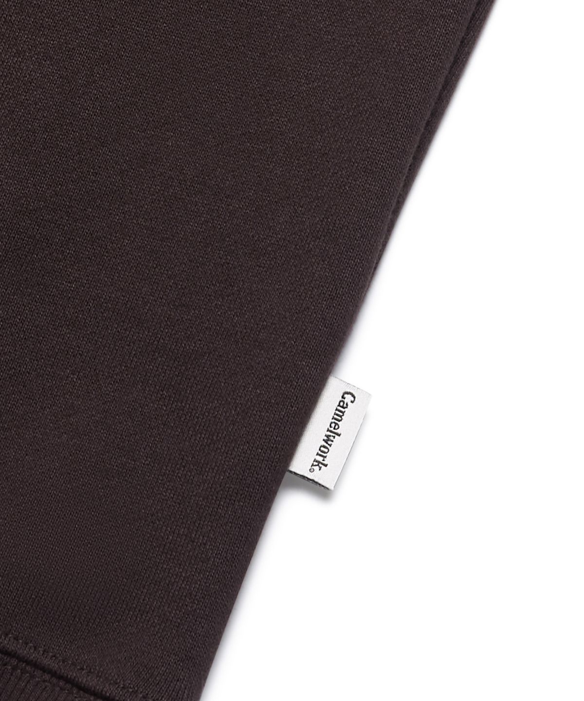 카멜워크(CAMEL WORK) NO.457 카멜 RD 에센셜 후드티셔츠(다크브라운)