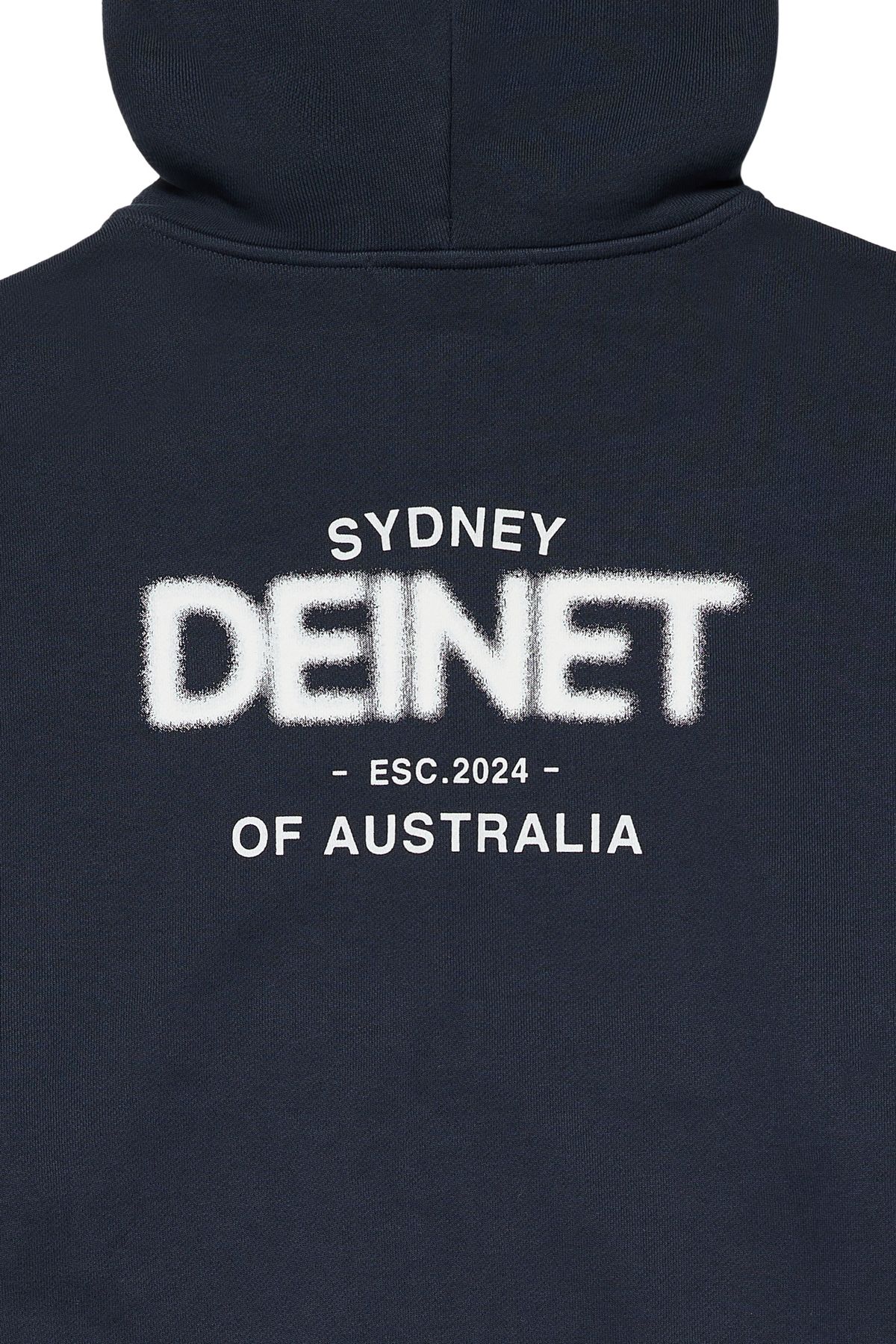 다이닛(DEINET) LOST IN SYDNEY ZIP-UP HOODIE IN NAVY