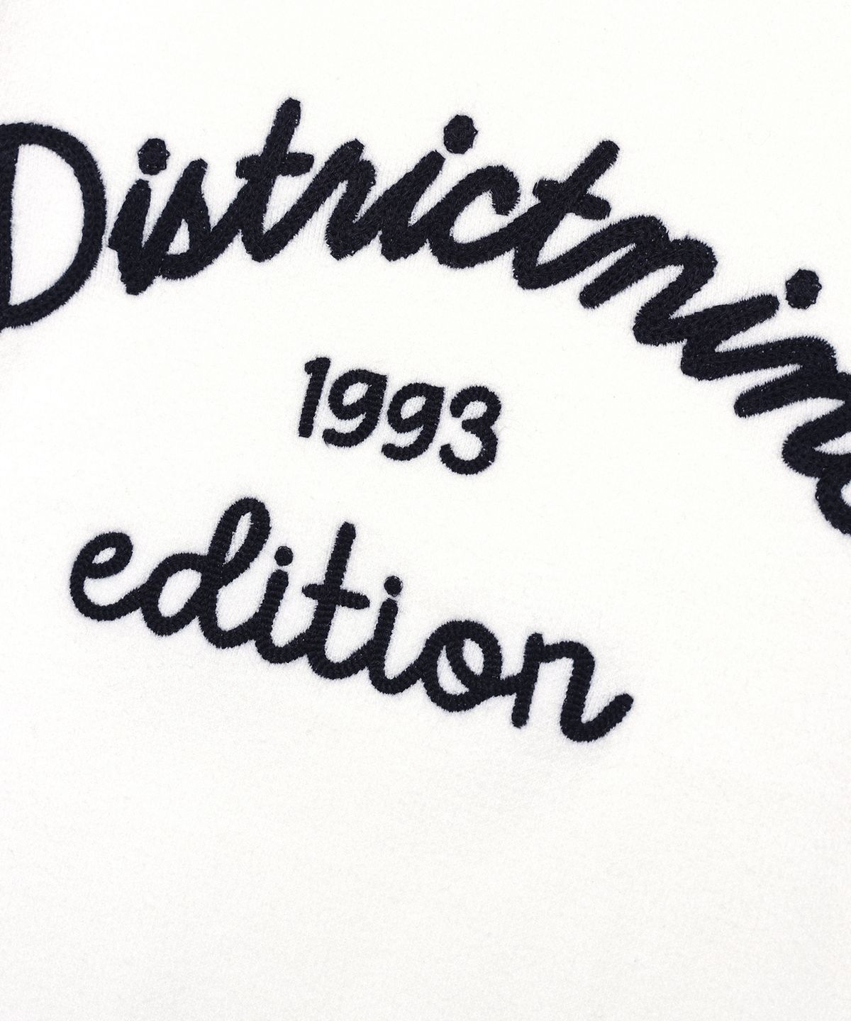 디스트나인(DISTN9NE) 1993 에디션 버드아이 자카드 니트 LP9SU937_WHITE