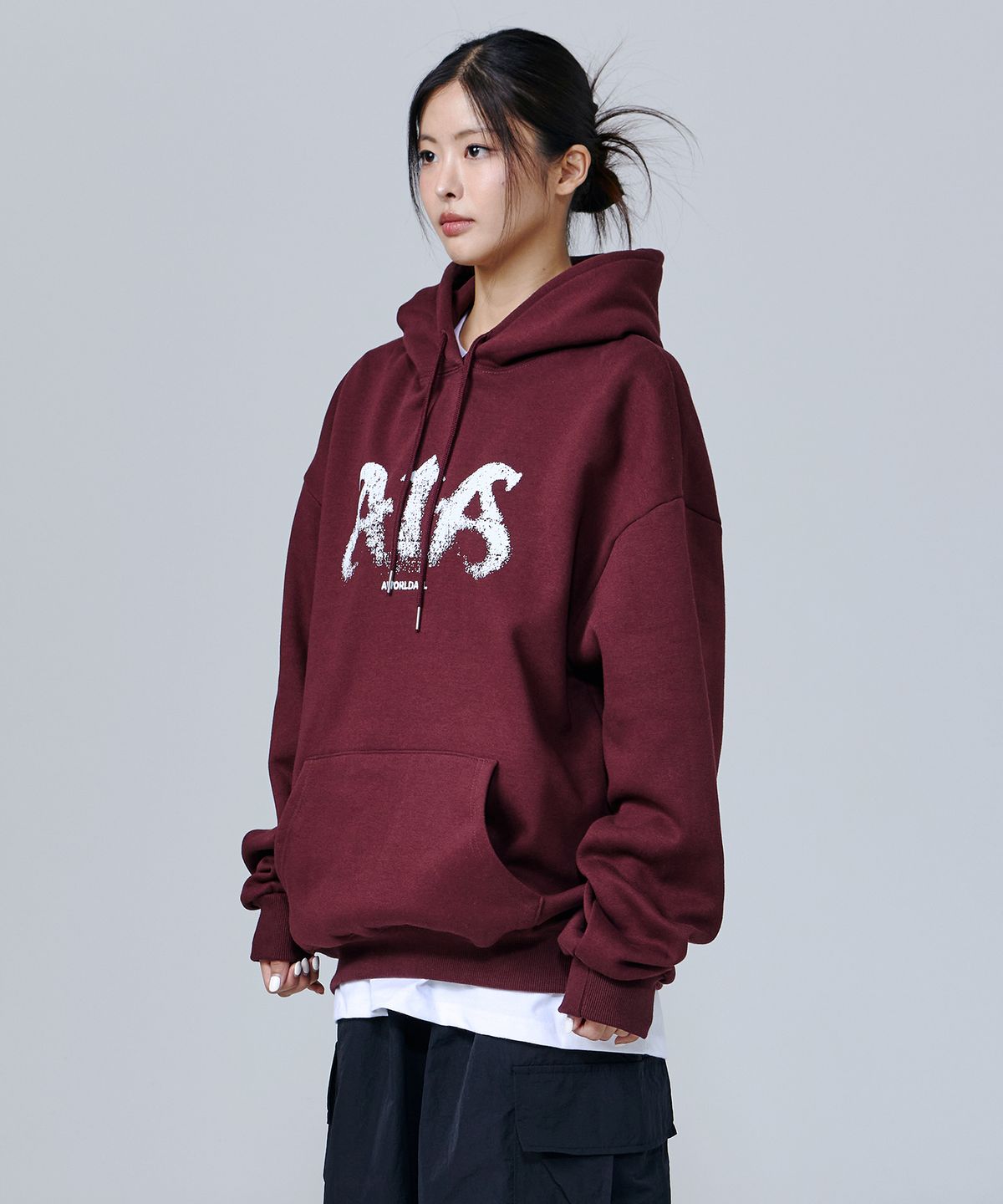 어 월드 올(A WORLD ALL) AWA TYPE 오버핏 후드(SAHAWA-0005)