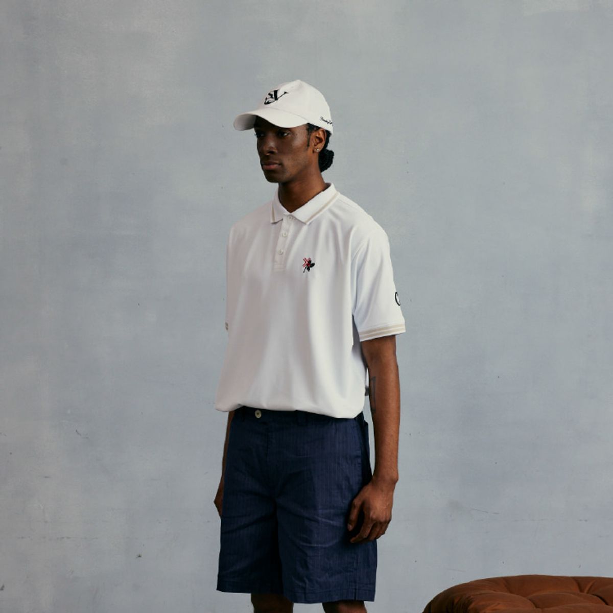 페인터골프(PAYNTR GOLF) PAYNTR X KHALHON 폴로 리파인드 에디션 남성(화이트)