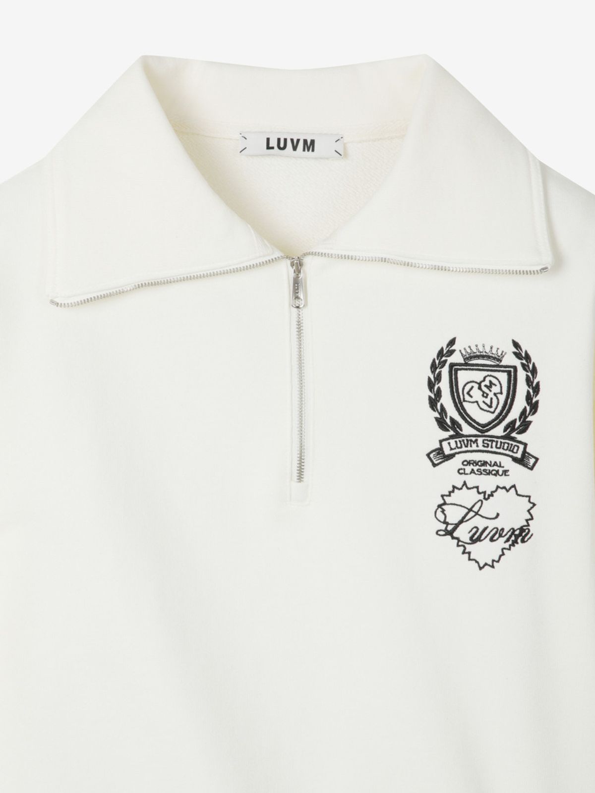 엘유브이엠(LUVM) WIDE CALLOR SWEATSHIRTS_IVORY