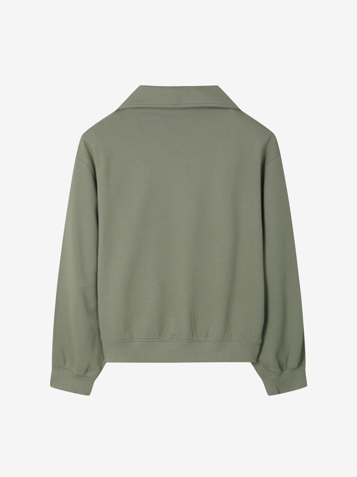 엘유브이엠(LUVM) WIDE CALLOR SWEATSHIRTS_KHAKI