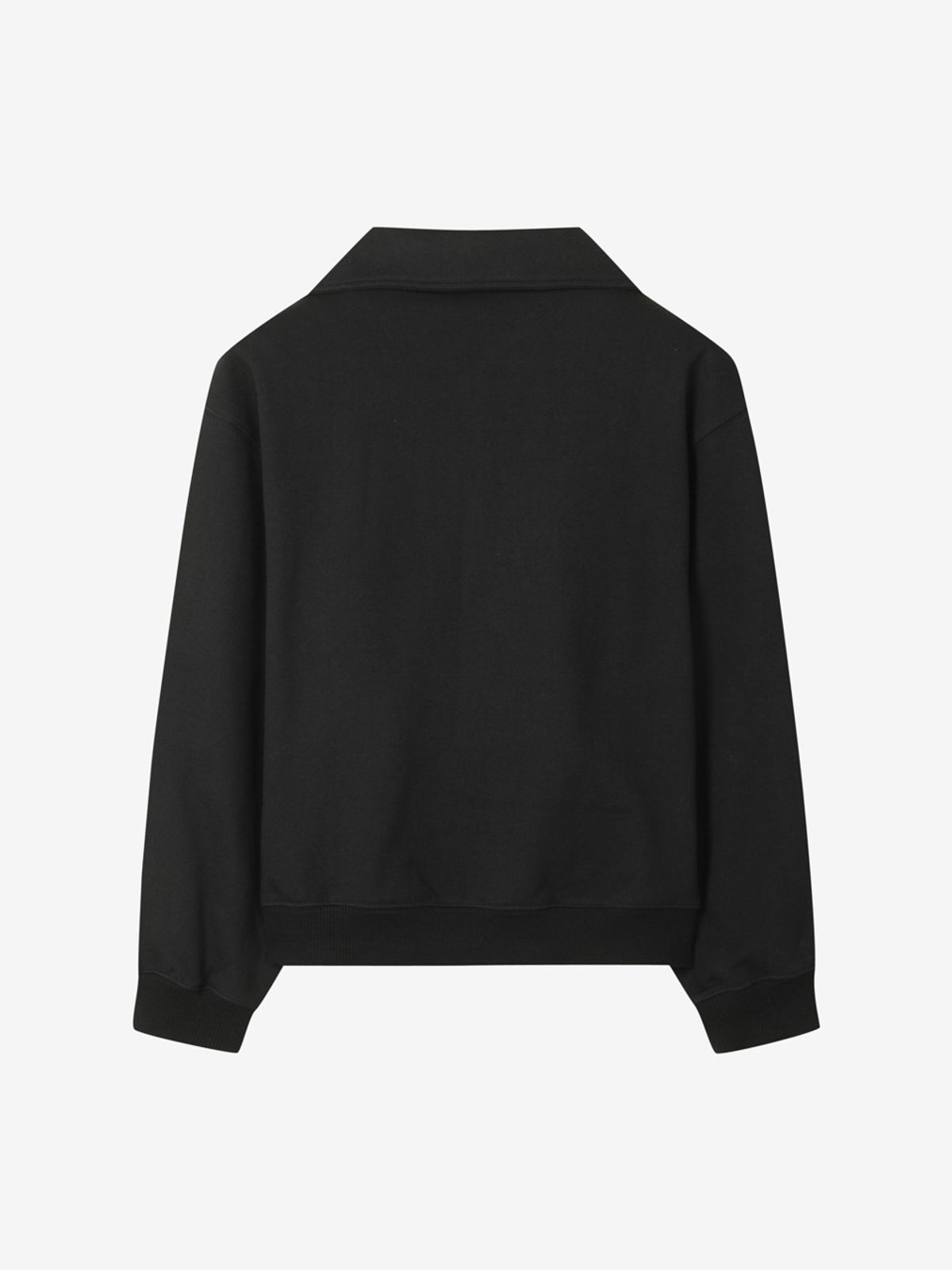 엘유브이엠(LUVM) WIDE CALLOR SWEATSHIRTS_BLACK
