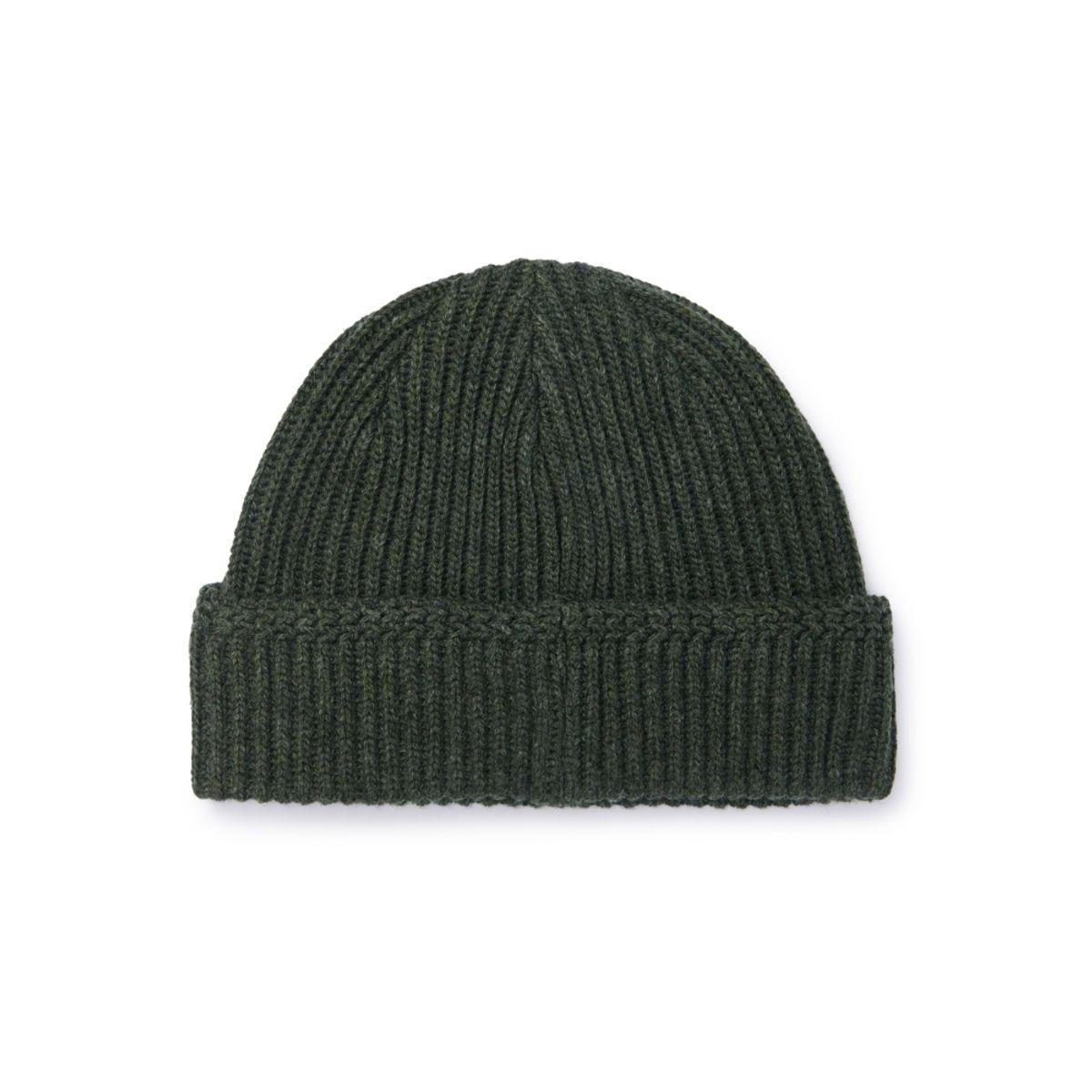 브롬톤 런던(BROMPTON LONDON) LABEL POINT SHORT BEANIE - KHAKI (P254AHA422)