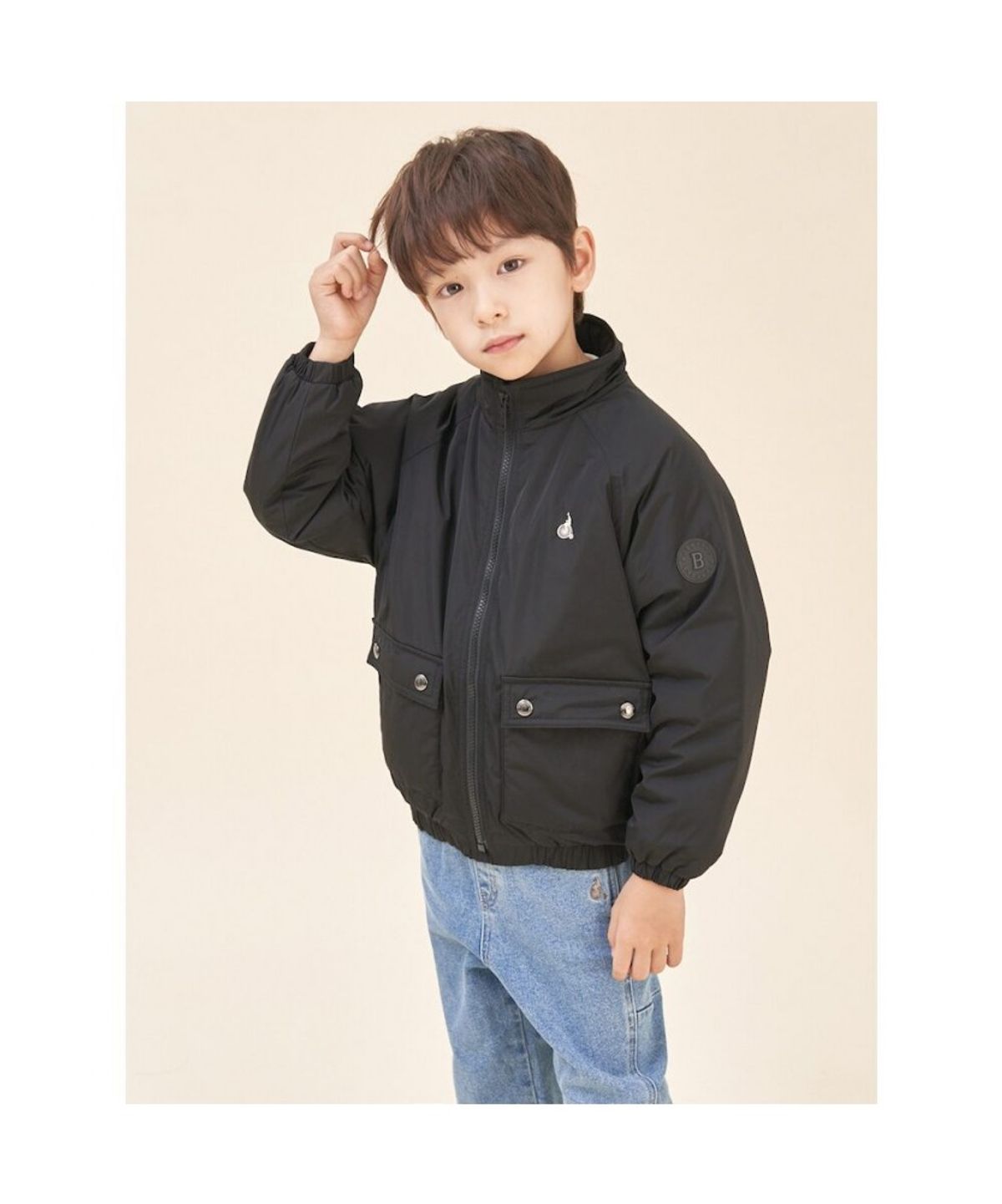 빈폴 키즈(BEANPOLE KIDS) 스포티 패딩 점퍼  블랙 (BI5938U035) (BI5938U035)
