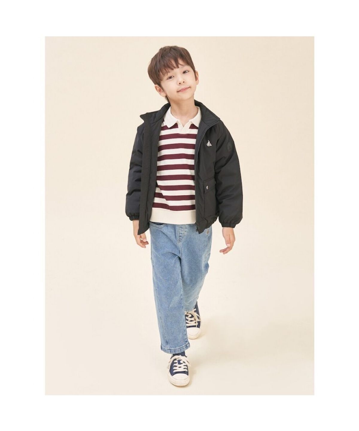 빈폴 키즈(BEANPOLE KIDS) 스포티 패딩 점퍼  블랙 (BI5938U035) (BI5938U035)