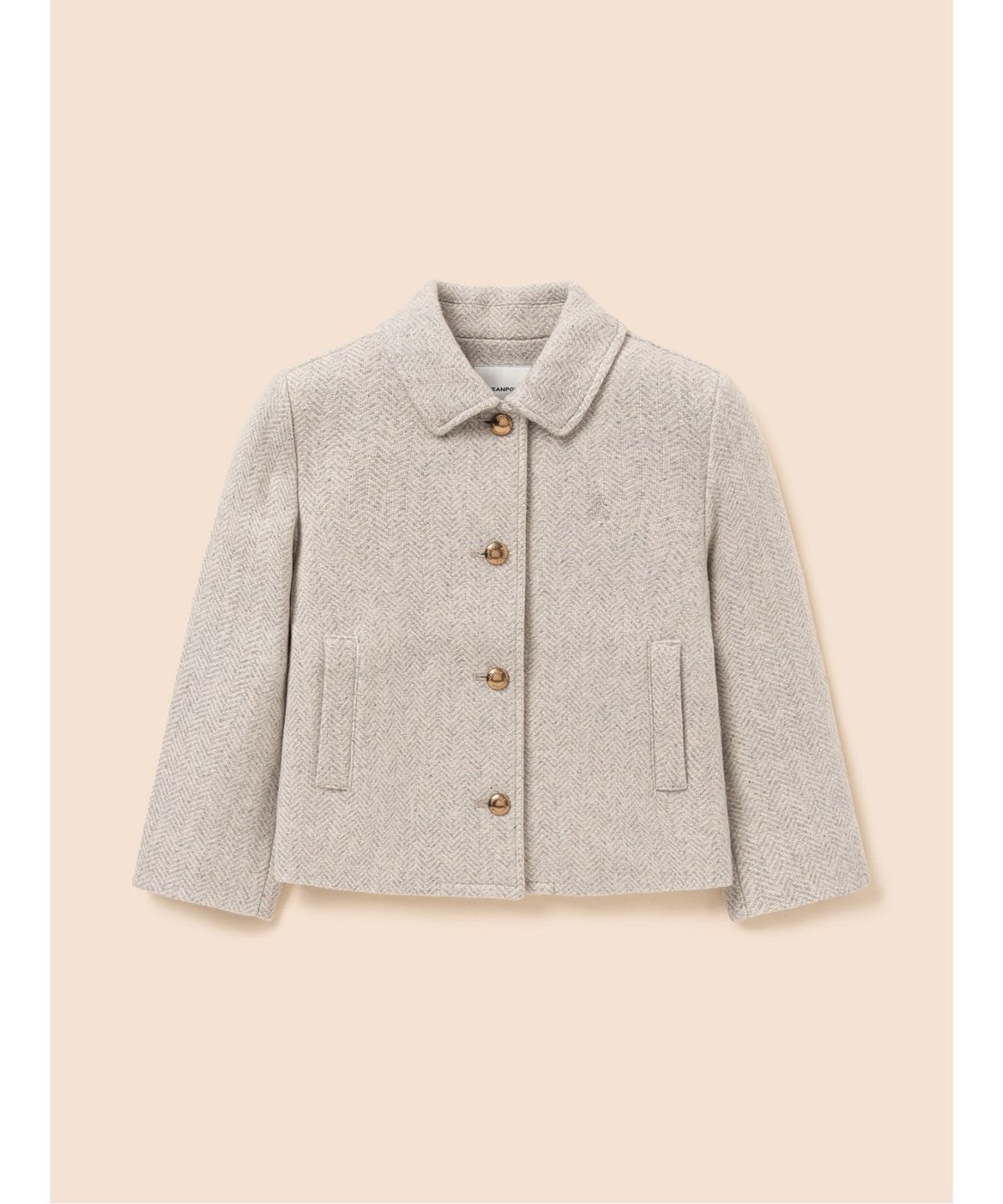 빈폴 키즈(BEANPOLE KIDS) 여아 재킷형 코트  라이트 그레이 (BI593TG012)