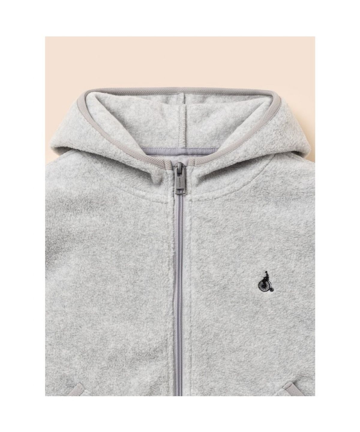 빈폴 키즈(BEANPOLE KIDS) 플리스 후드 집업  그레이 (BI5941U063)