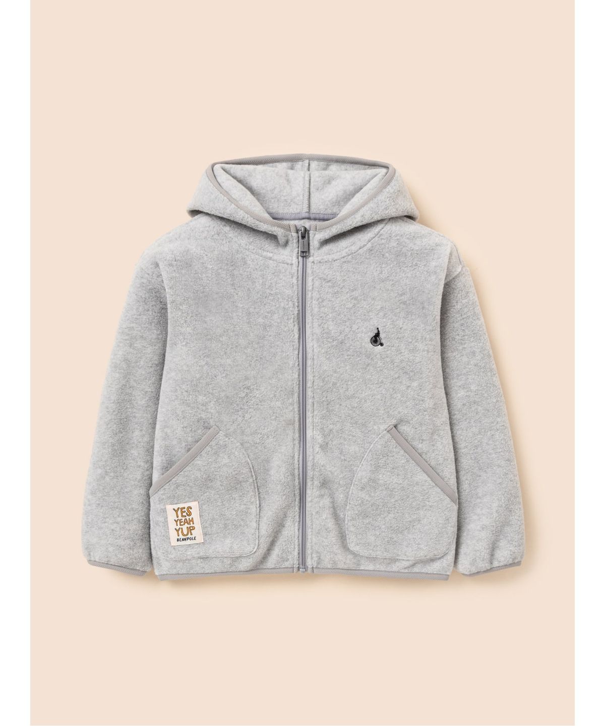 빈폴 키즈(BEANPOLE KIDS) 플리스 후드 집업  그레이 (BI5941U063)