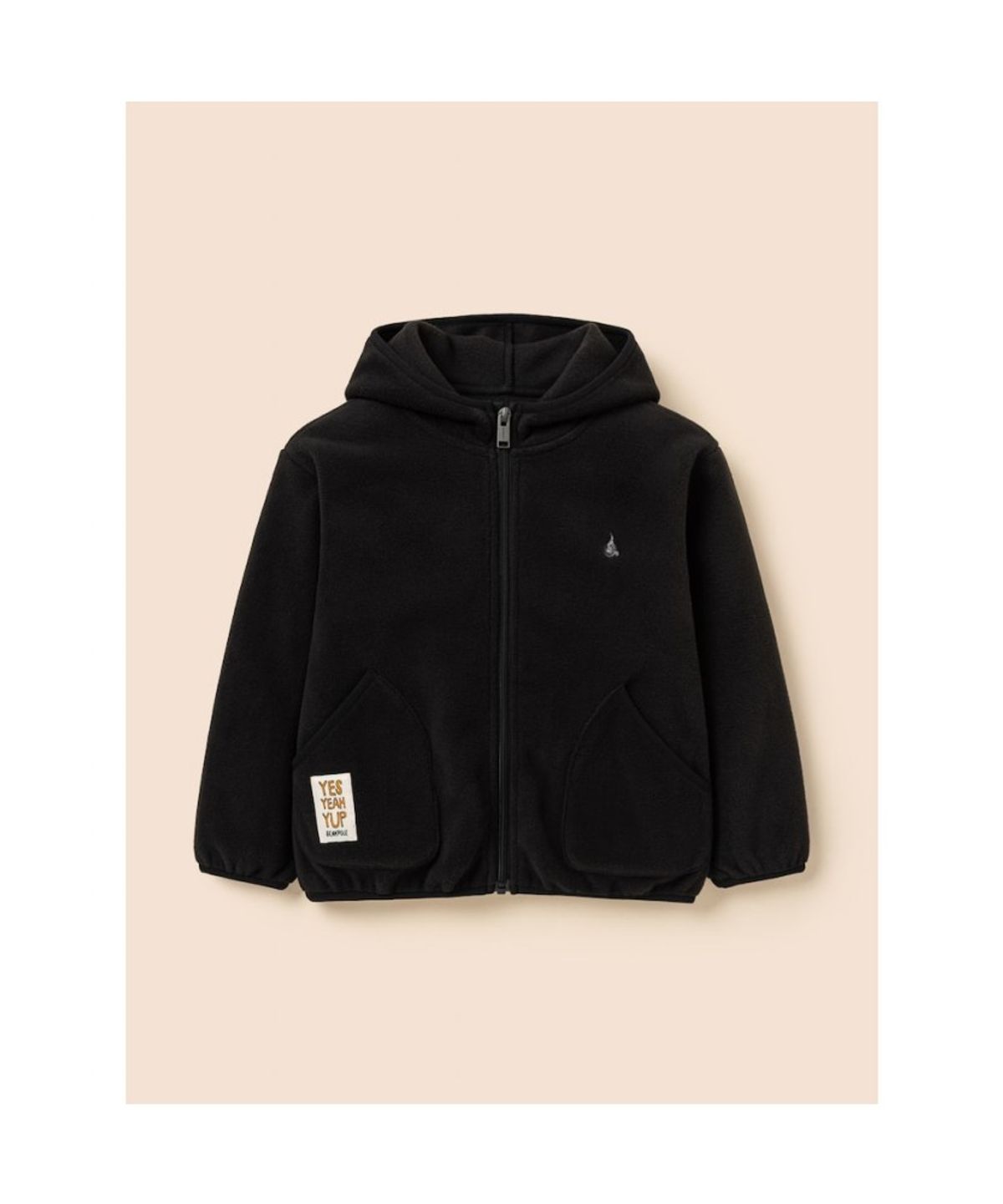 빈폴 키즈(BEANPOLE KIDS) 플리스 후드 집업  블랙 (BI5941U065)