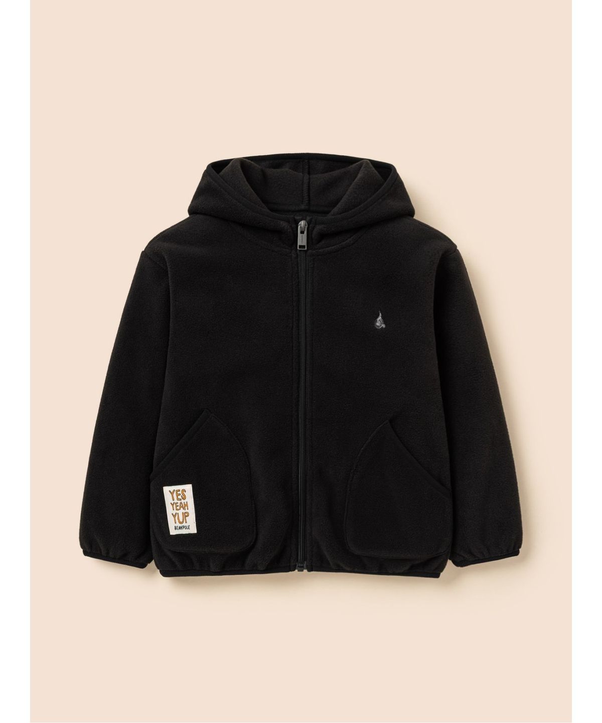 빈폴 키즈(BEANPOLE KIDS) 플리스 후드 집업  블랙 (BI5941U065)