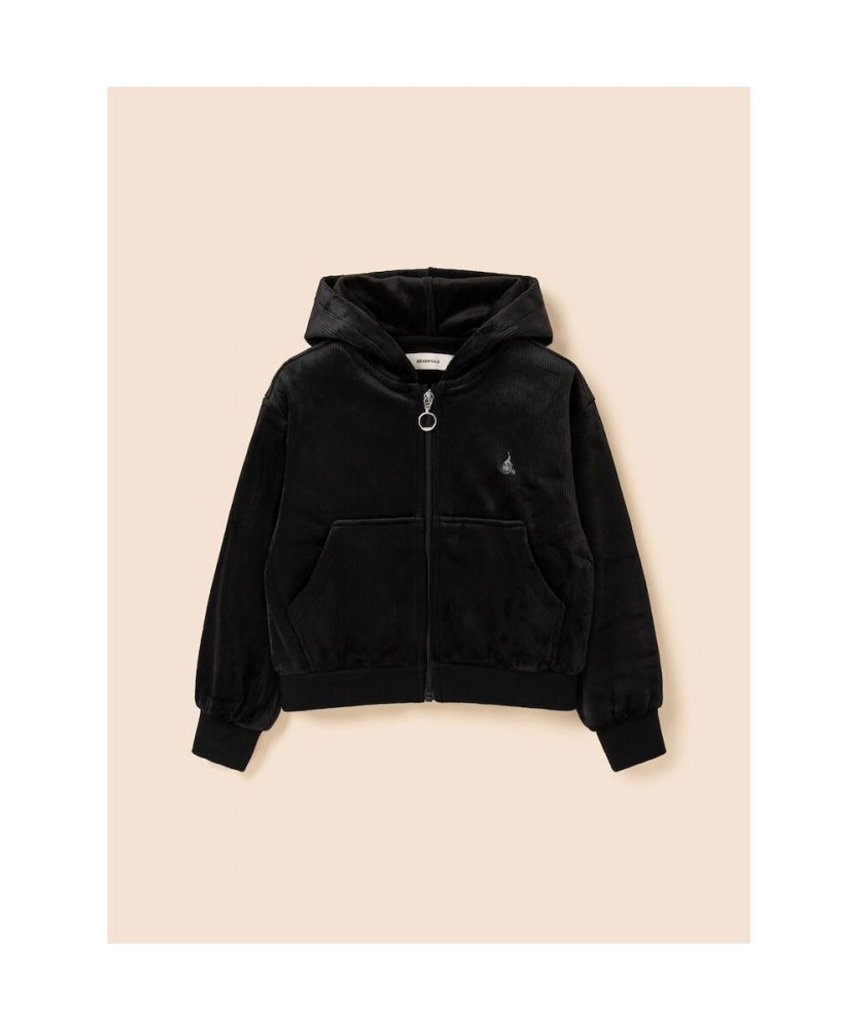 빈폴 키즈(BEANPOLE KIDS) 여아 골벨로아 집업&와이드 팬츠 상하 세트  블랙 (BI5941G045)