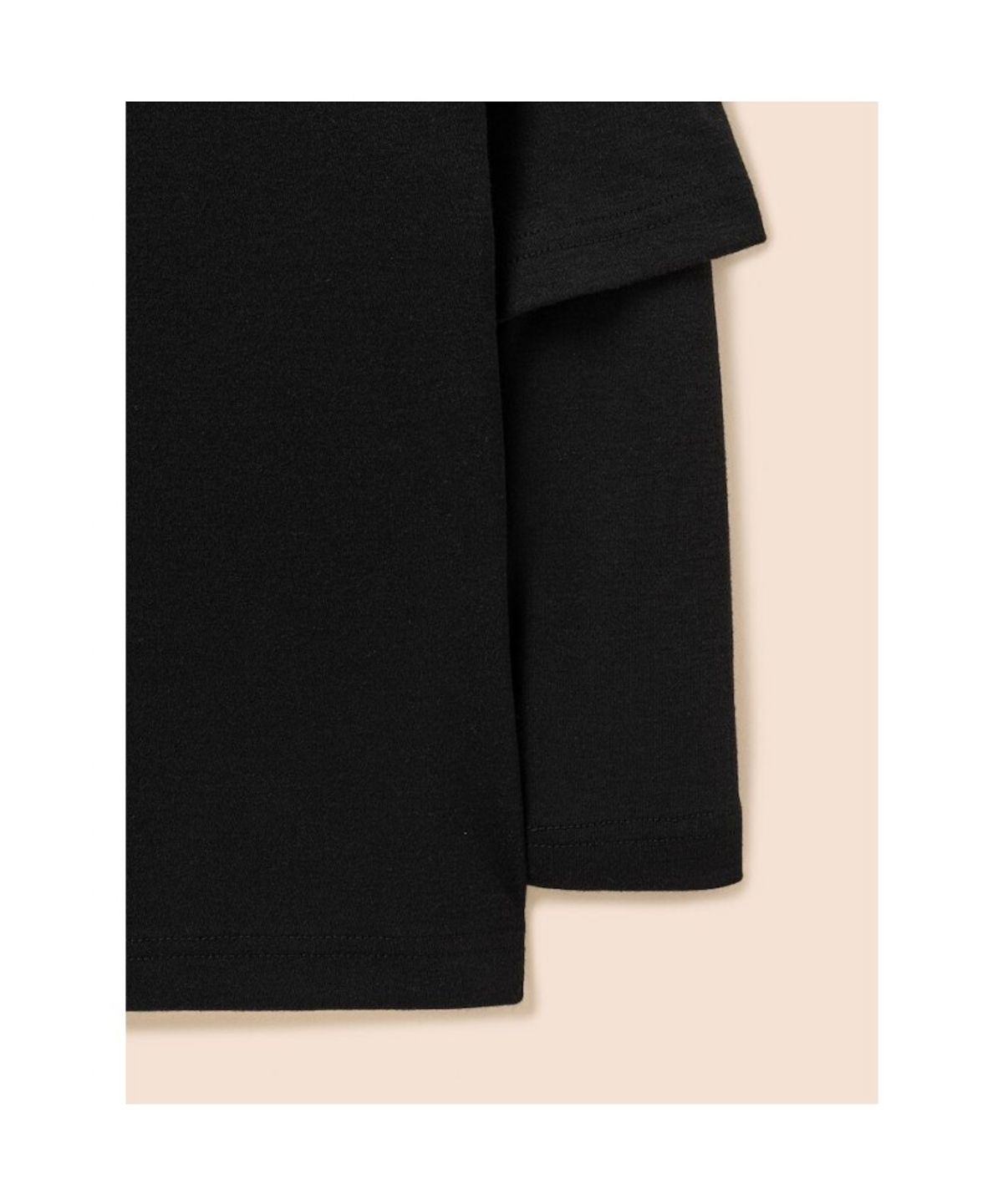 빈폴 키즈(BEANPOLE KIDS) 그래픽 레이어드 긴팔 티셔츠  블랙 (BI5941U035)