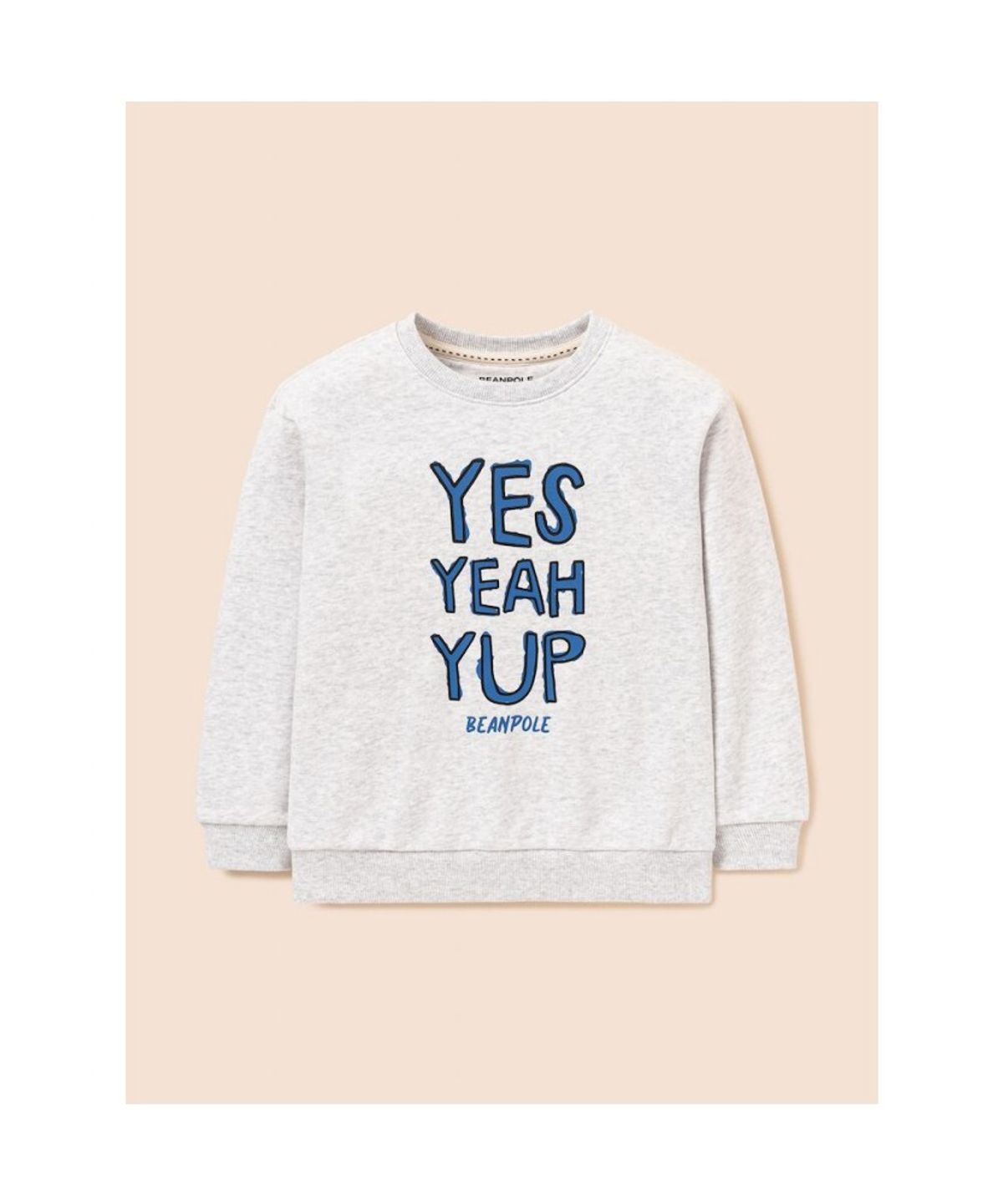 빈폴 키즈(BEANPOLE KIDS) 그래픽 스웨트 셔츠  라이트 그레이 (BI5941U082)
