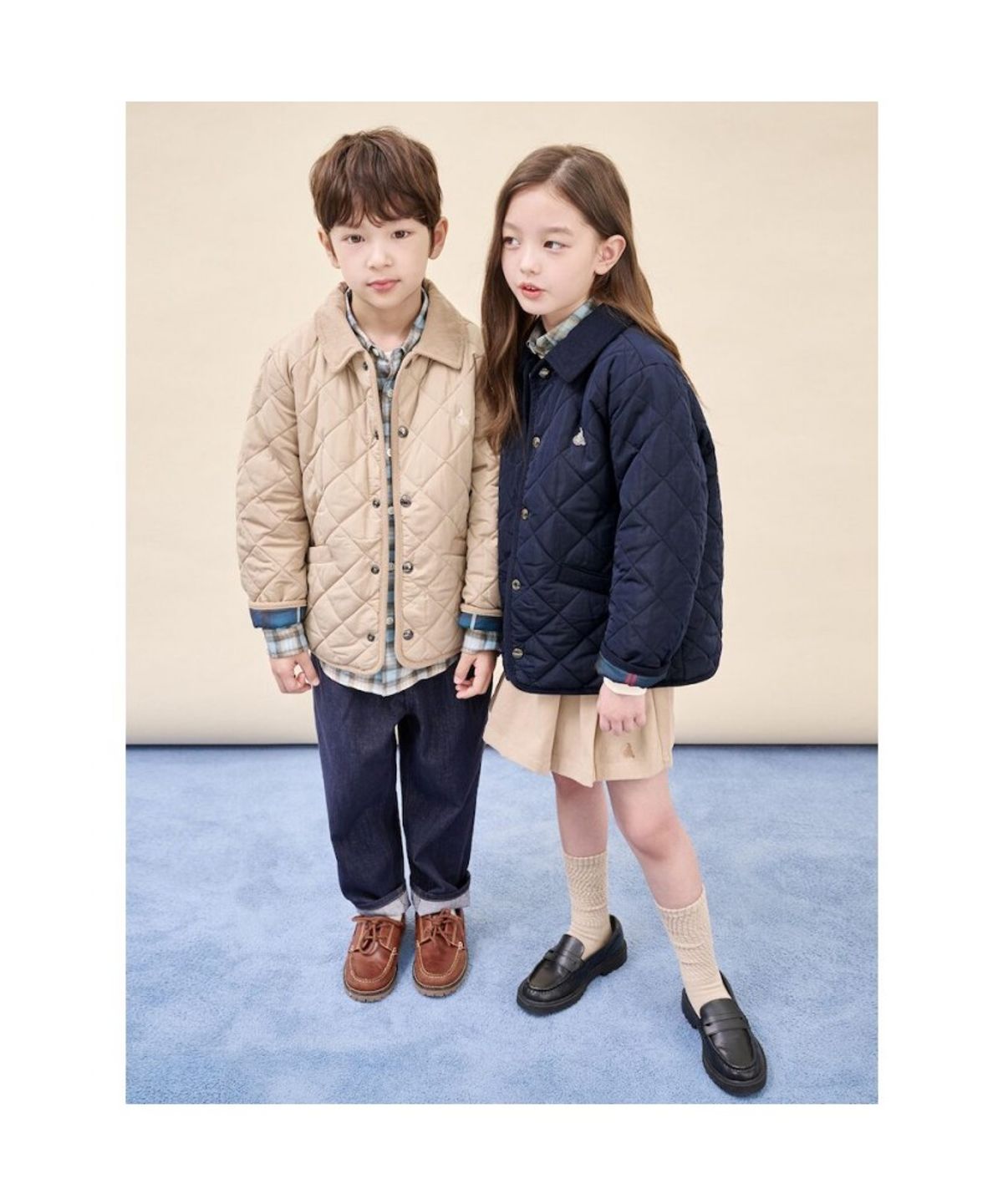 빈폴 키즈(BEANPOLE KIDS) [Essential] 기모 치노 팬츠  애쉬 (BI5921UE14)