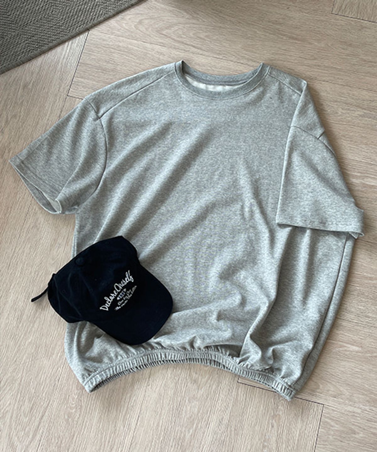 바이모노(BYMONO) [빅사이즈 M-6XL] 쏙쏙숨티 오버핏 자동넣입 반팔티