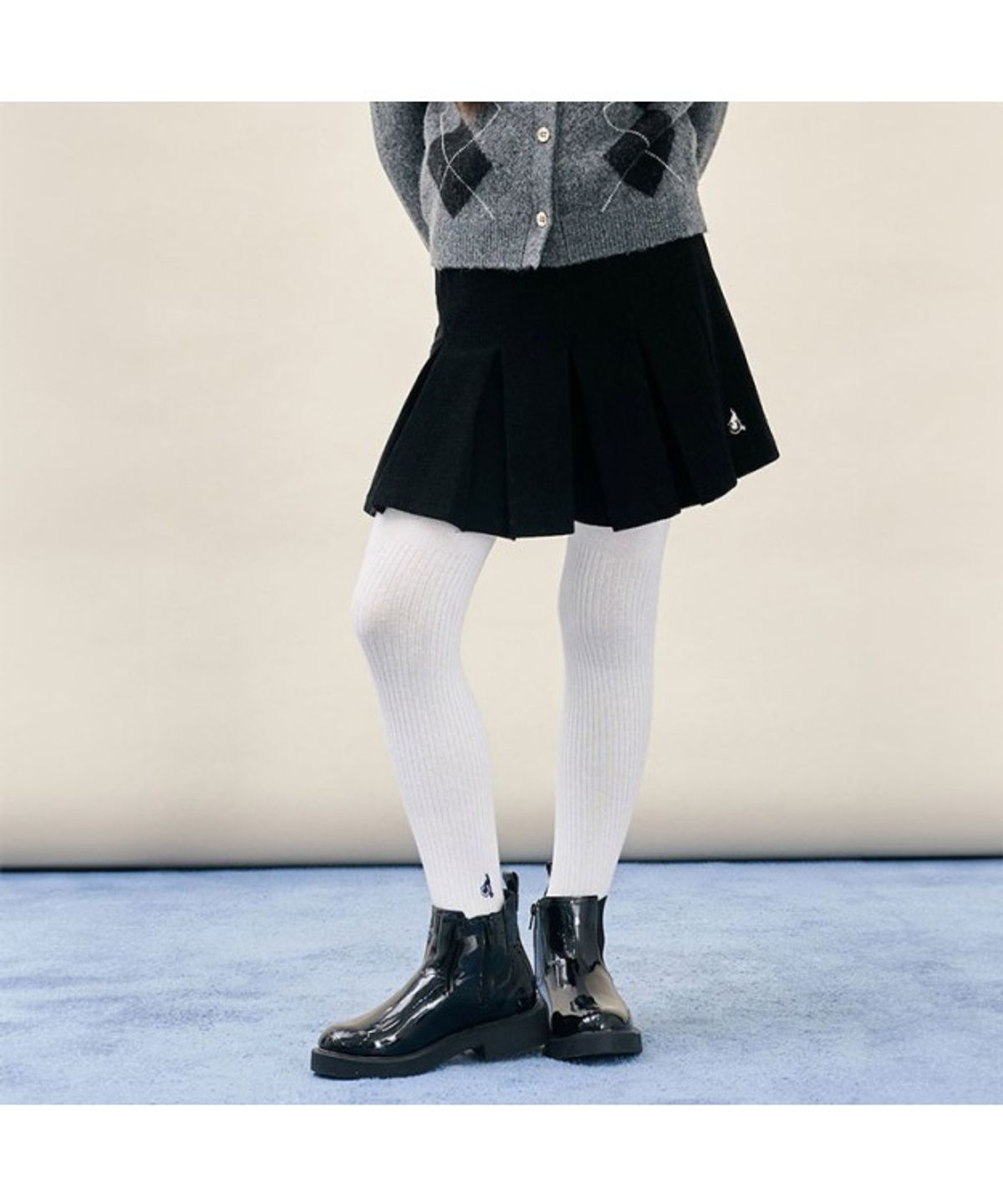 빈폴 키즈(BEANPOLE KIDS) 소프트 골지 스커트팬츠  블랙 (BI5927G015)