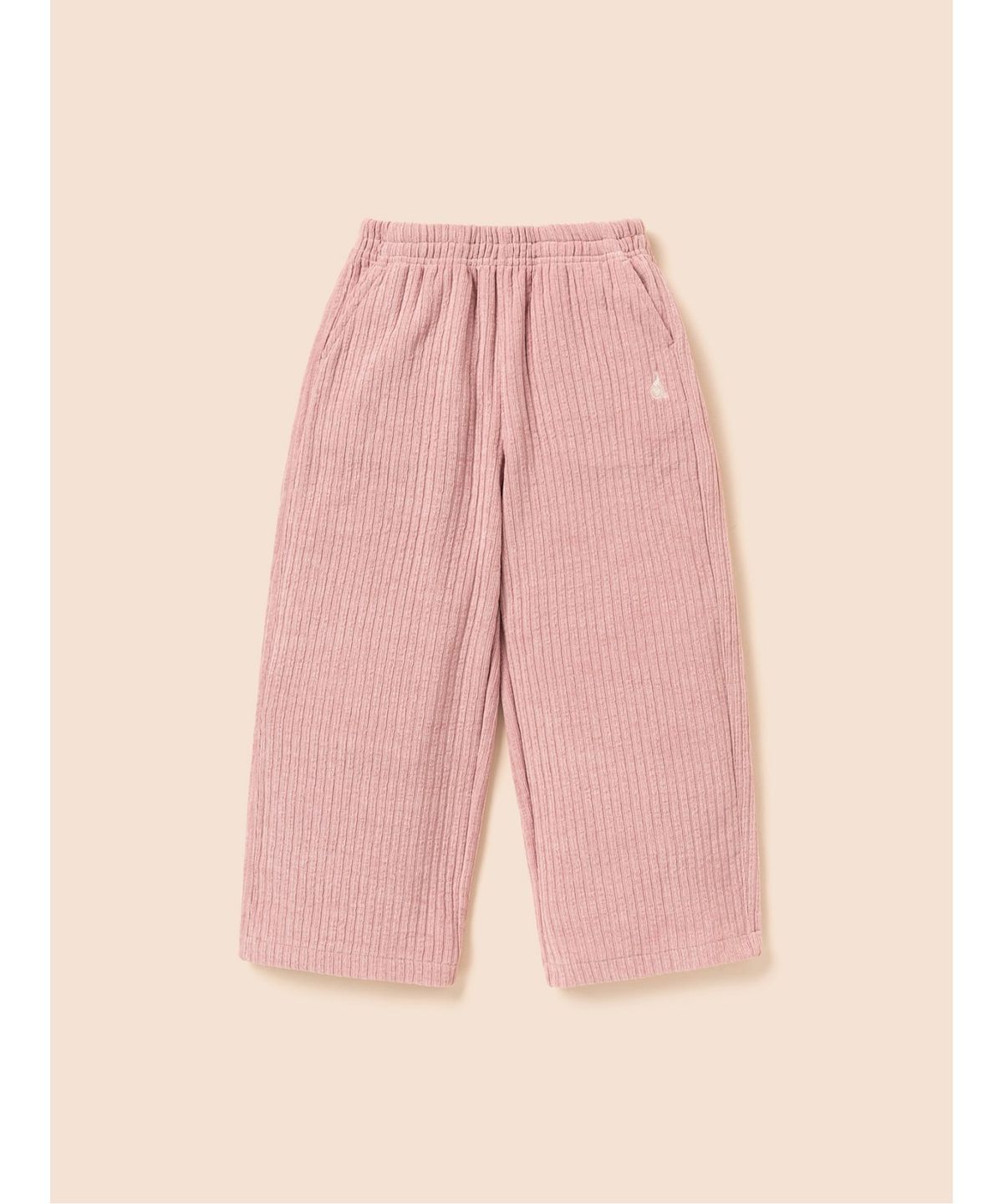 빈폴 키즈(BEANPOLE KIDS) 여아 소프트 골지 세미와이드 팬츠  라이트 핑크 (BI5921G01Y)