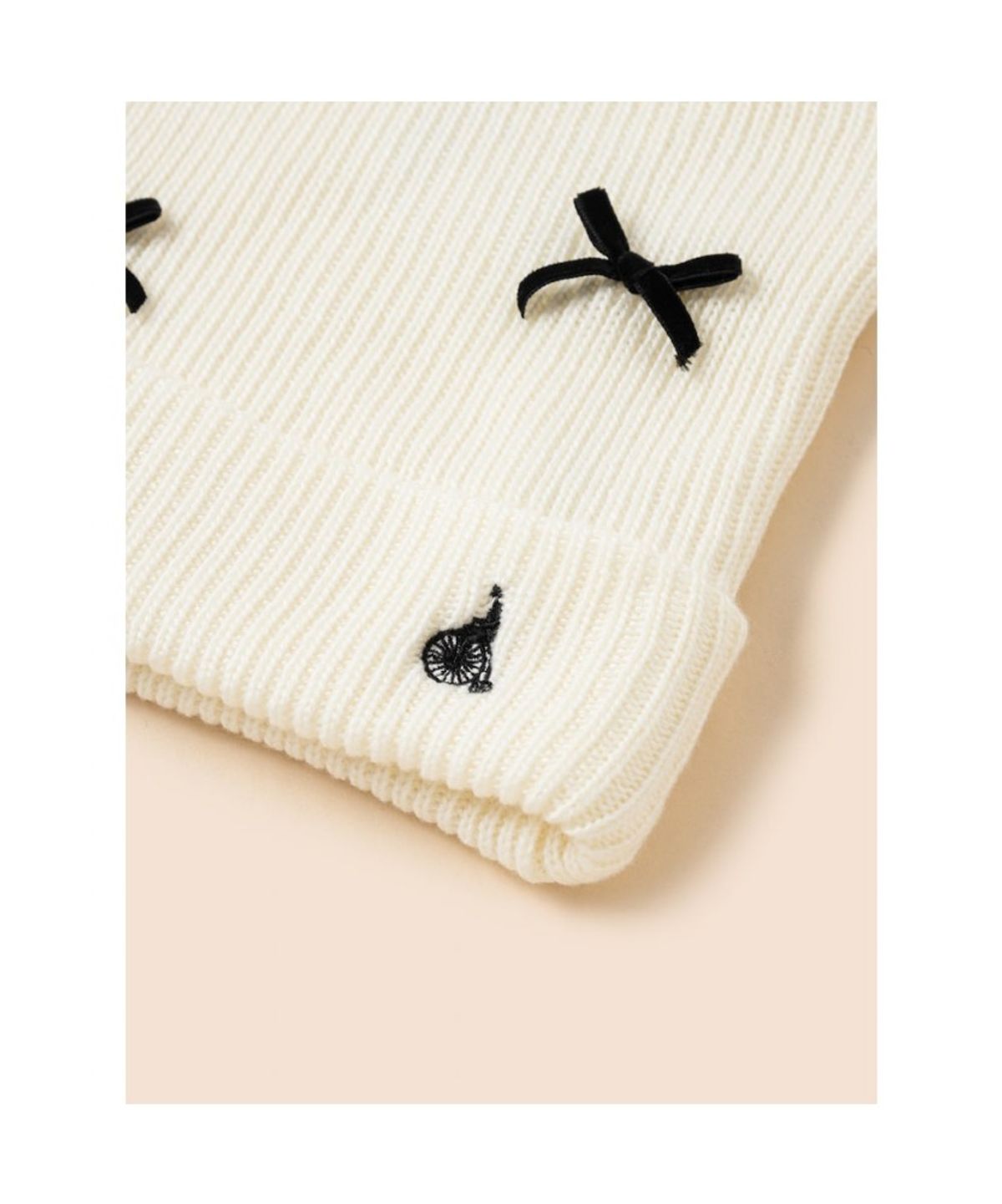 빈폴 키즈(BEANPOLE KIDS) 여아 리본 니트 비니  아이보리 (BI598BG010)