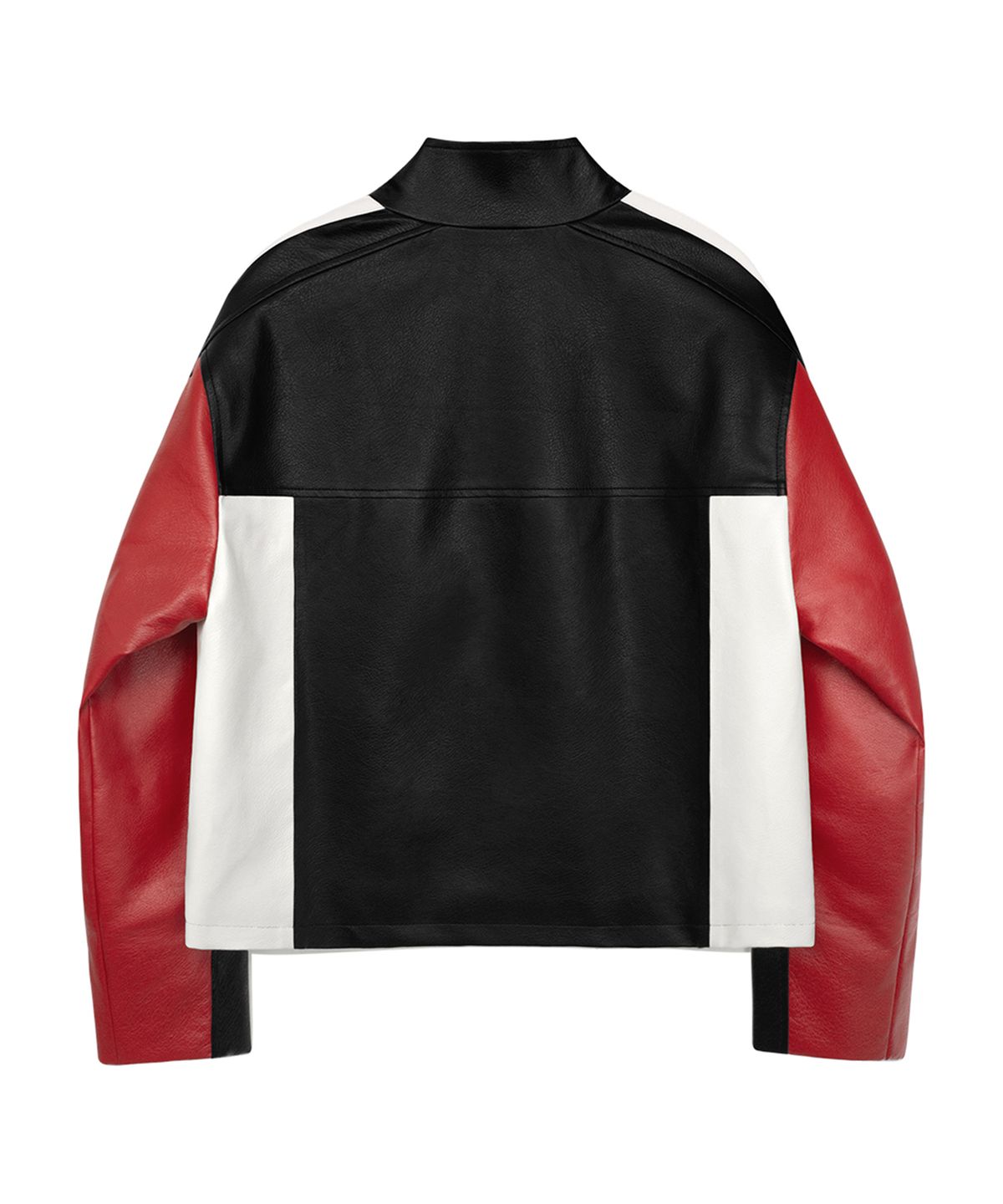 에르에르(ERER) Leather Racing Jacket Red
