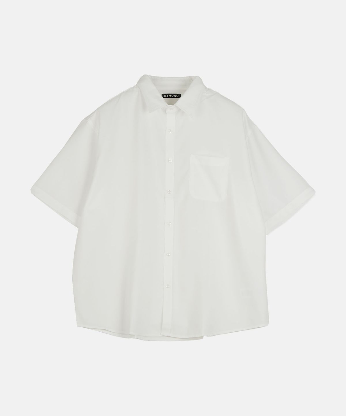 바이모노(BYMONO) [빅사이즈 XL-6XL] 모노 감탄 이지케어 반팔 셔츠