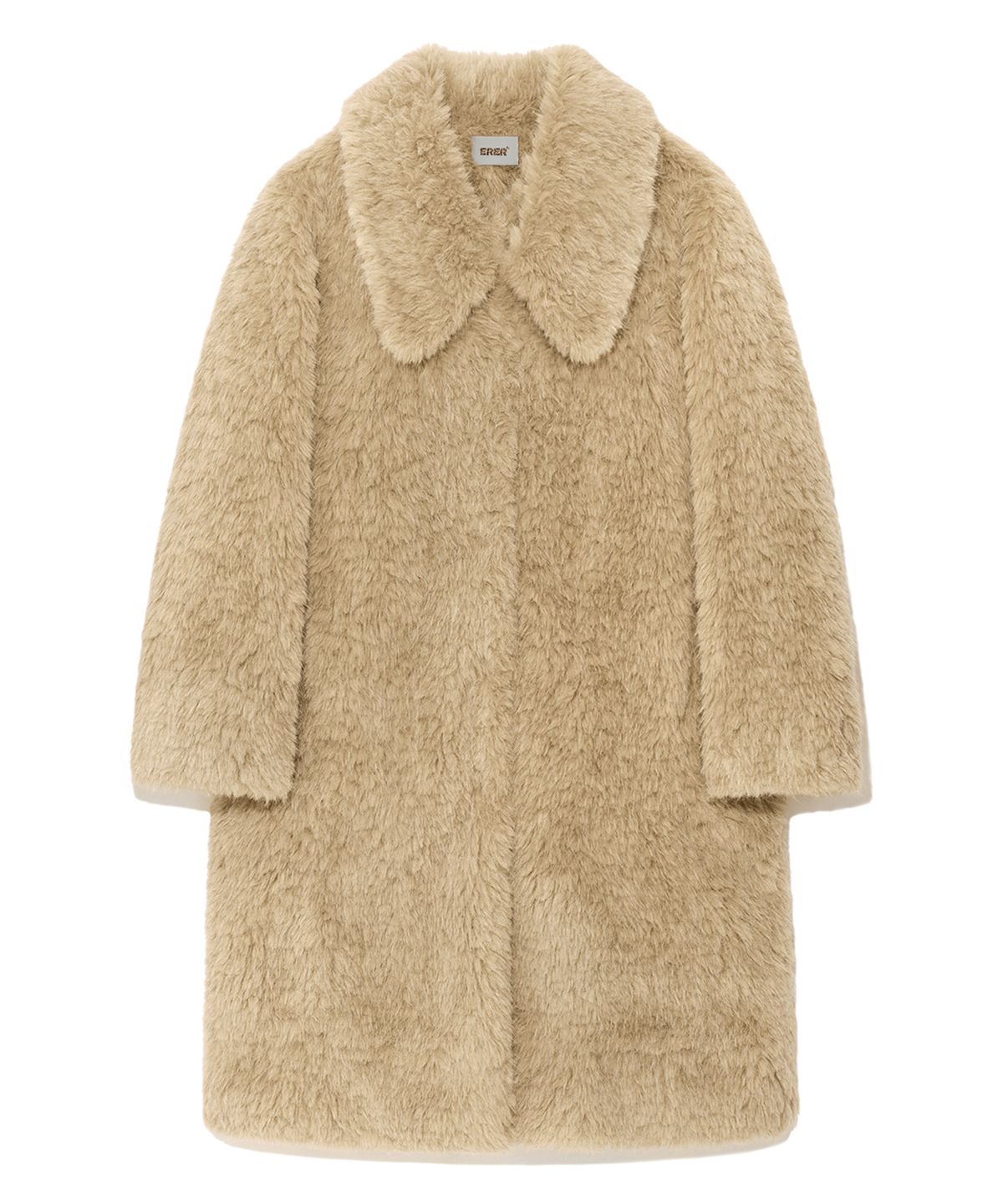 에르에르(ERER) Fur Long Coat Beige