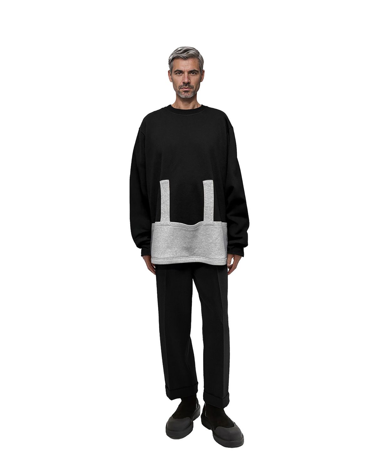 아플라프(AFLAF) SWEATSHIRT 002 BLACK